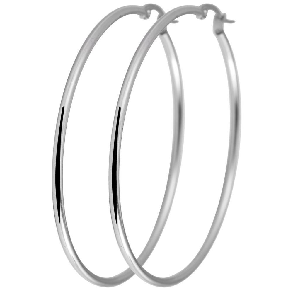 Adelia´s Paar Creolen "Ohrringe – Creole aus Edelstahl" Ideal als Geschenk zum Valentinstag