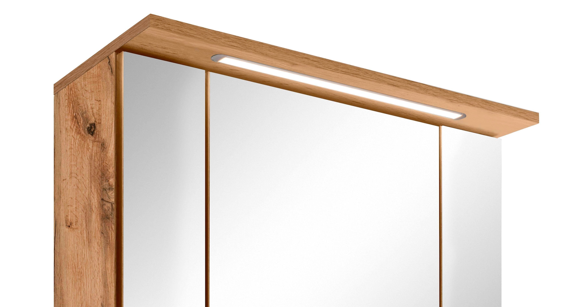 welltime Badmöbel-Set »Lucca«, (2 St.), Breite 60 cm, mit LED-Spiegelschrank