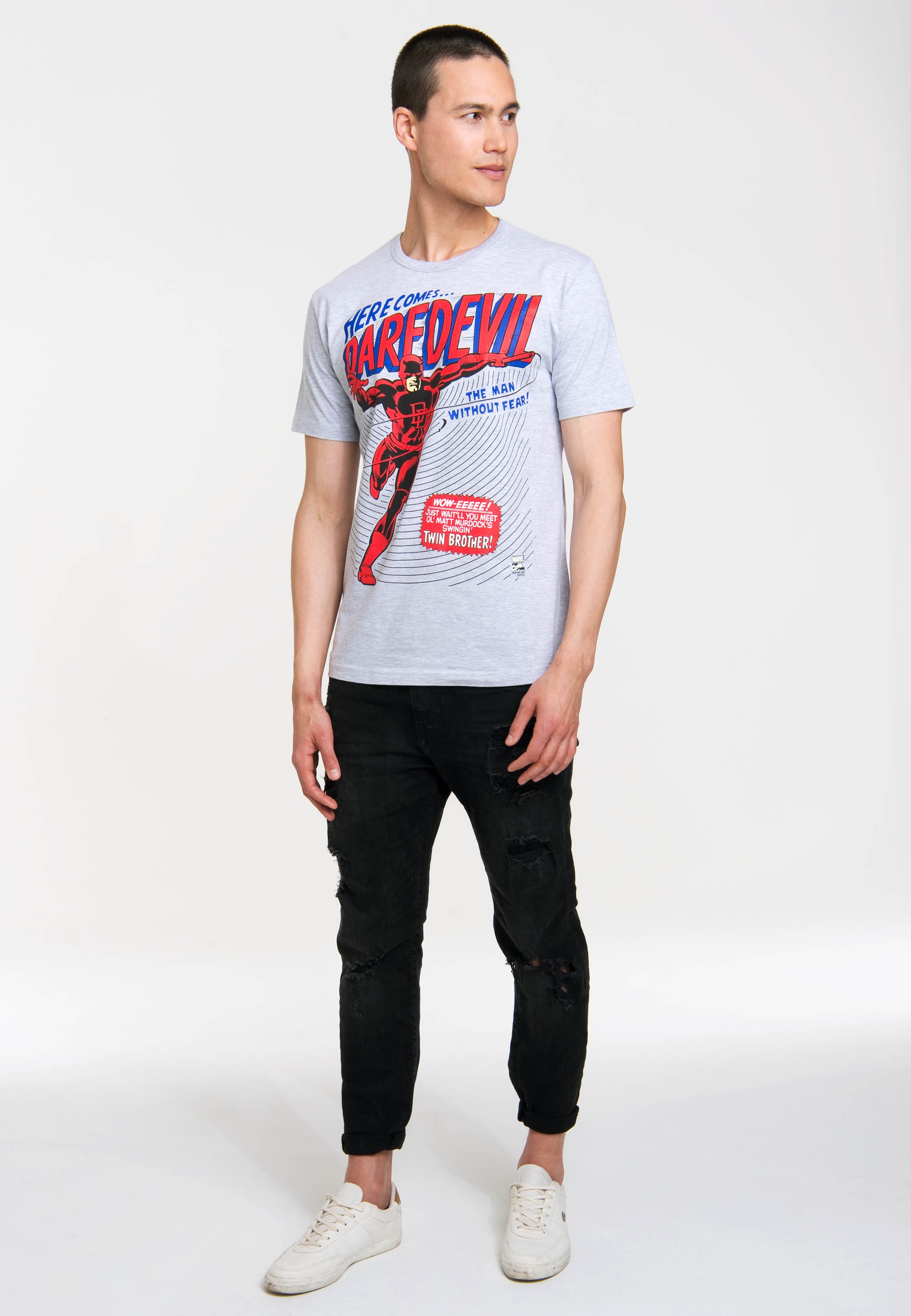 LOGOSHIRT T-Shirt »Daredevil«, mit coolem Frontdruck