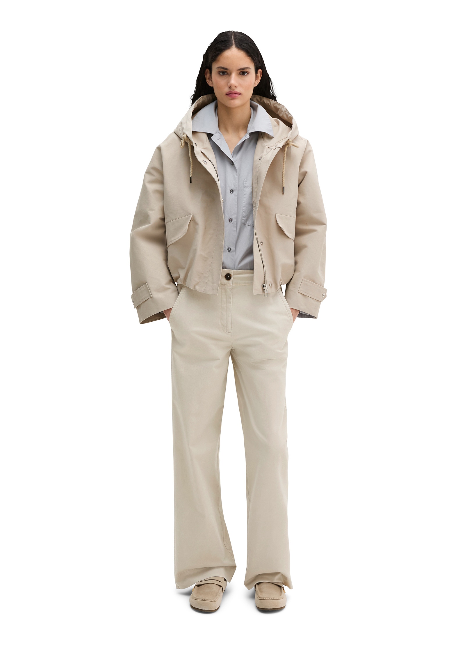 Marc O'Polo Outdoorjacke »aus Cotton-Nylon-Mix«