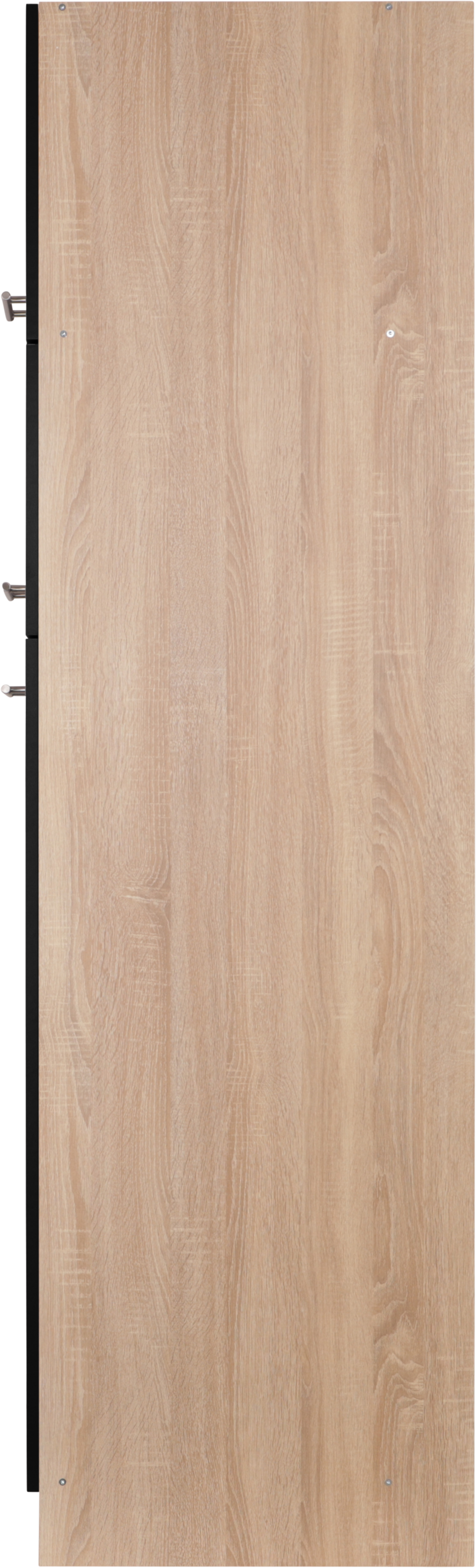 RESPEKTA Kühlumbauschrank »Merle« Breite 60 cm, Türen wechselseitig anschlagbar, Griffe aus Metall