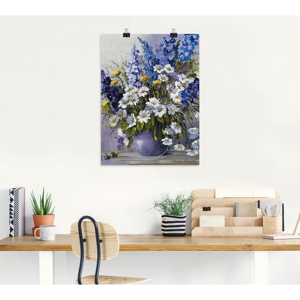 Artland Wandbild »Rittersporn«, Blumen, (1 St.)