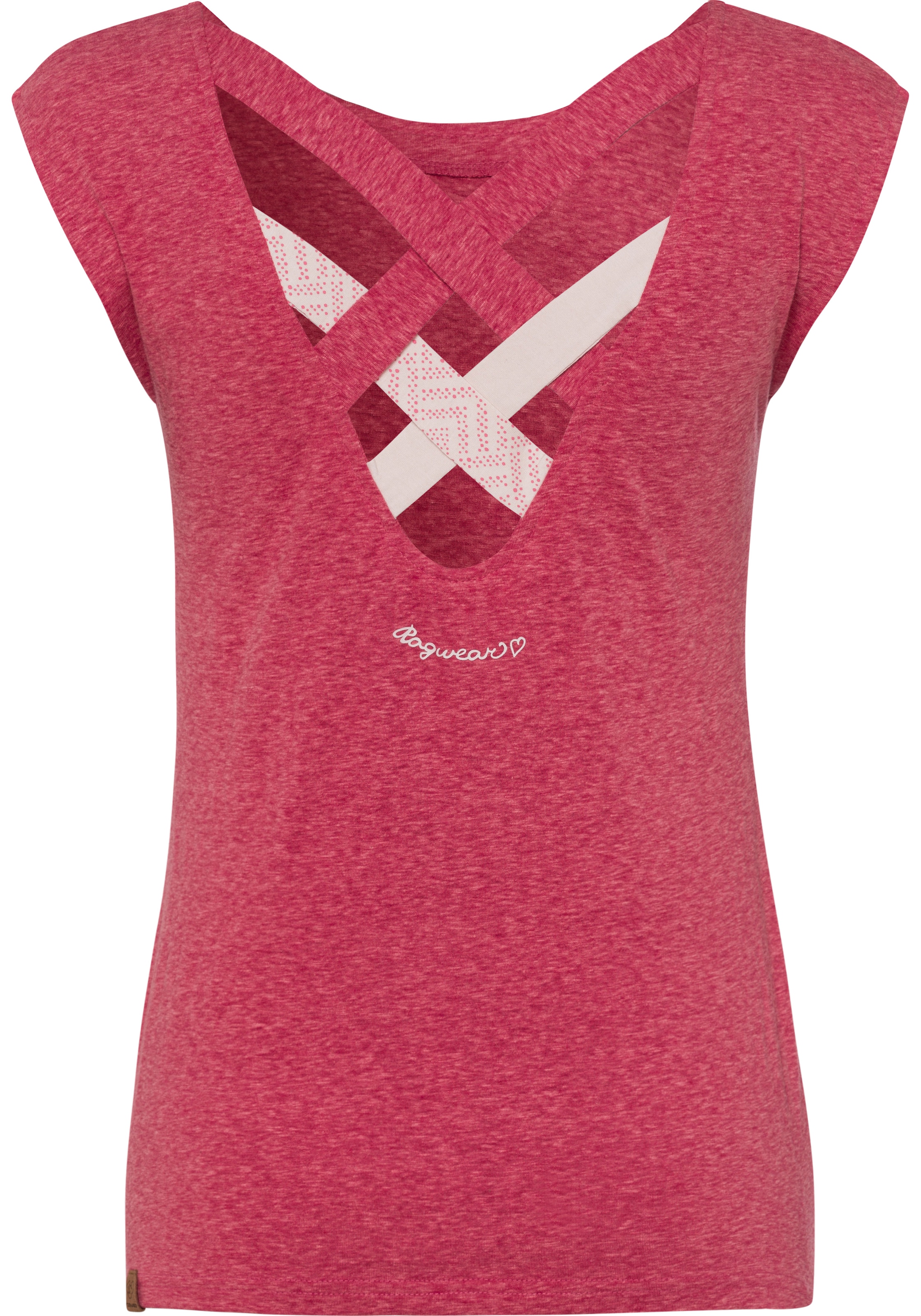 Ragwear T-Shirt »SOFIA | BAUR O«, Rückenausschnitt mit für besonderem kaufen