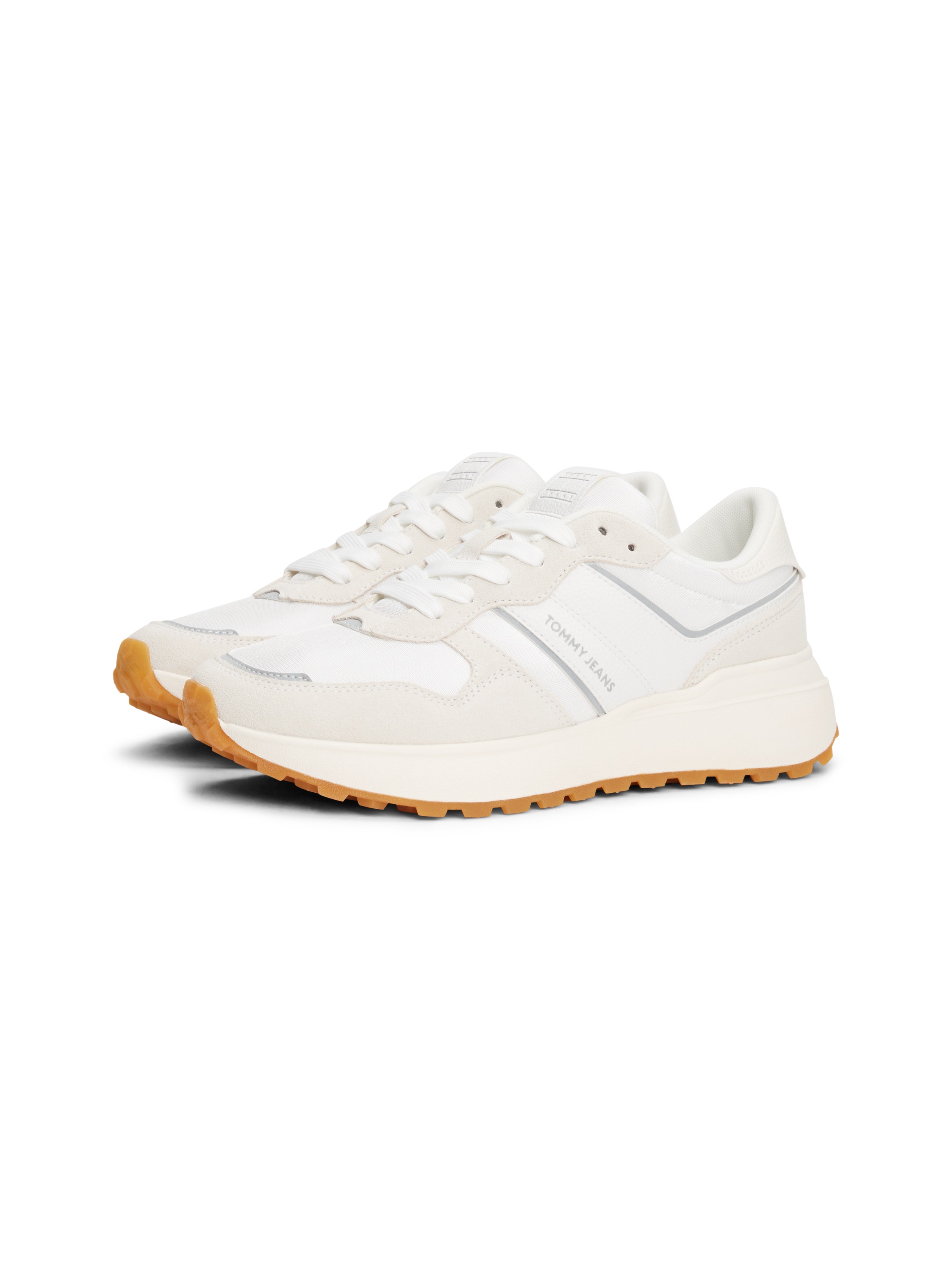 Tommy Jeans Keilsneaker "TJW CLEATED RUNNER", Freizeitschuh, Schnürschuh, H günstig online kaufen