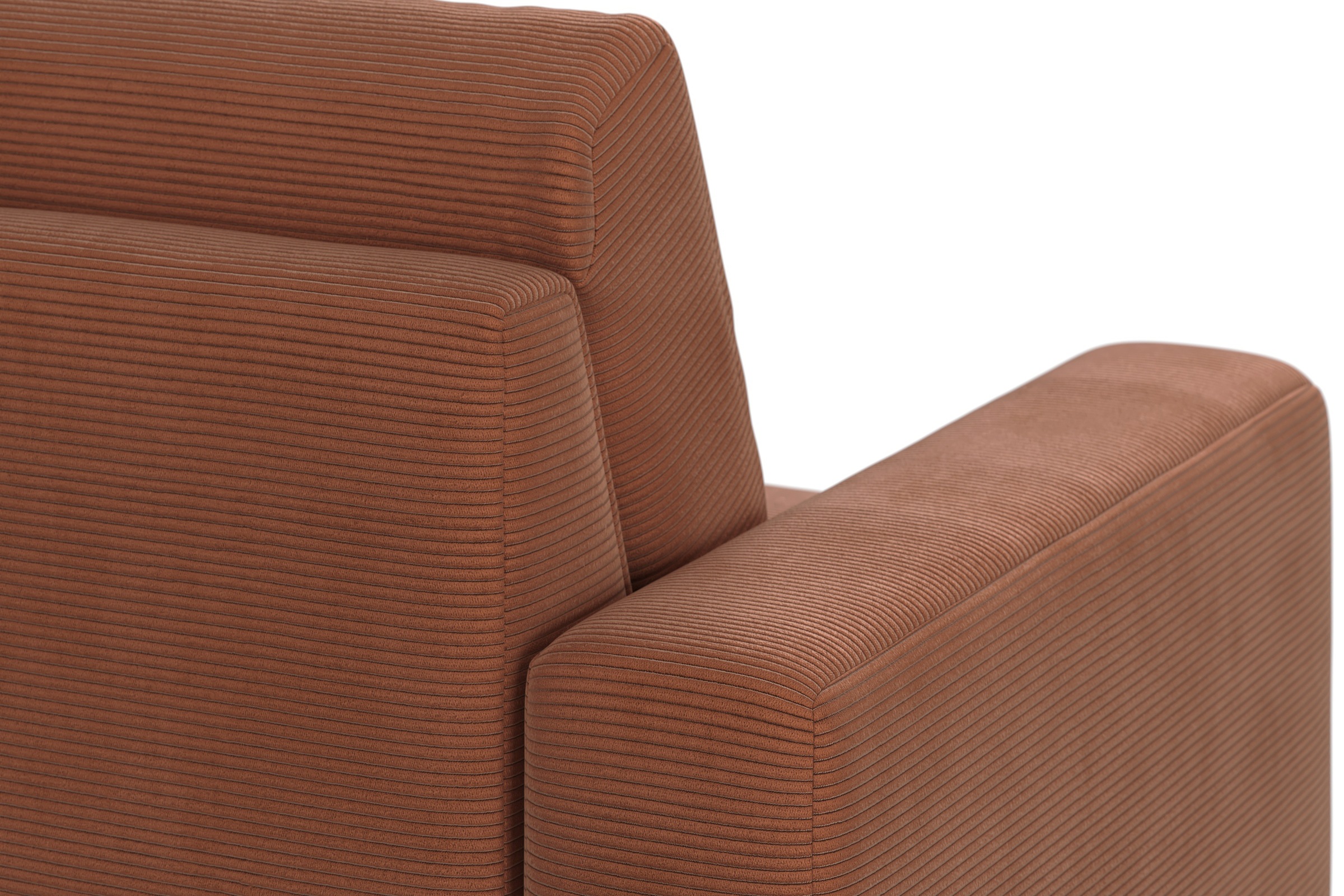 Home affaire Ecksofa »Summer L-Form«, mit Ottomane, mit oder ohne Bettfunktion und Bettkasten, Cord-Bezug