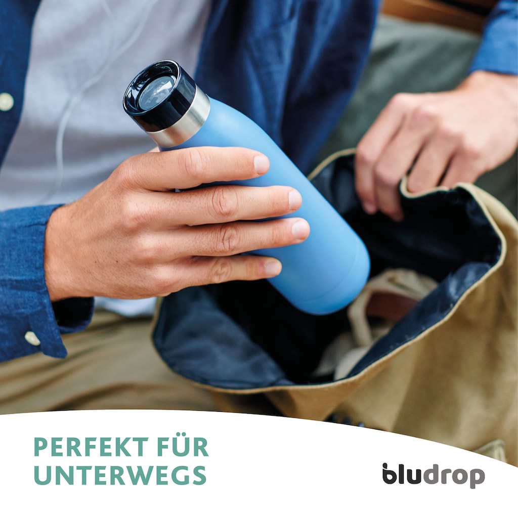 Emsa Trinkflasche »Bludrop Sleeve«, (1 tlg.)