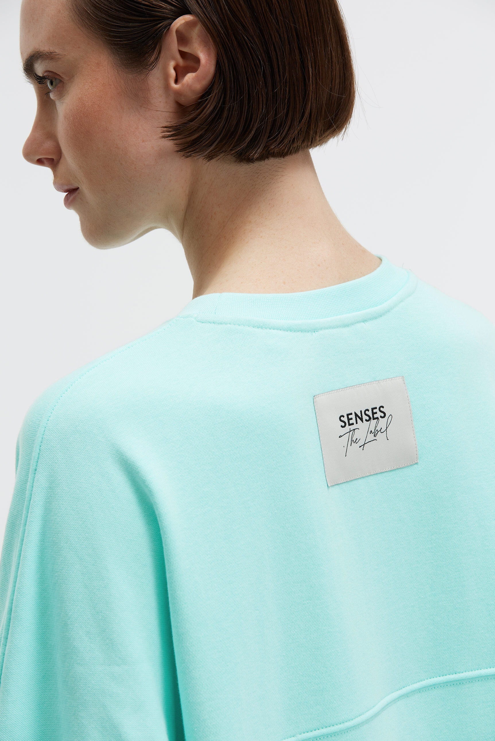 SENSES.THE LABEL Sweater , mit Seitenschlitze
