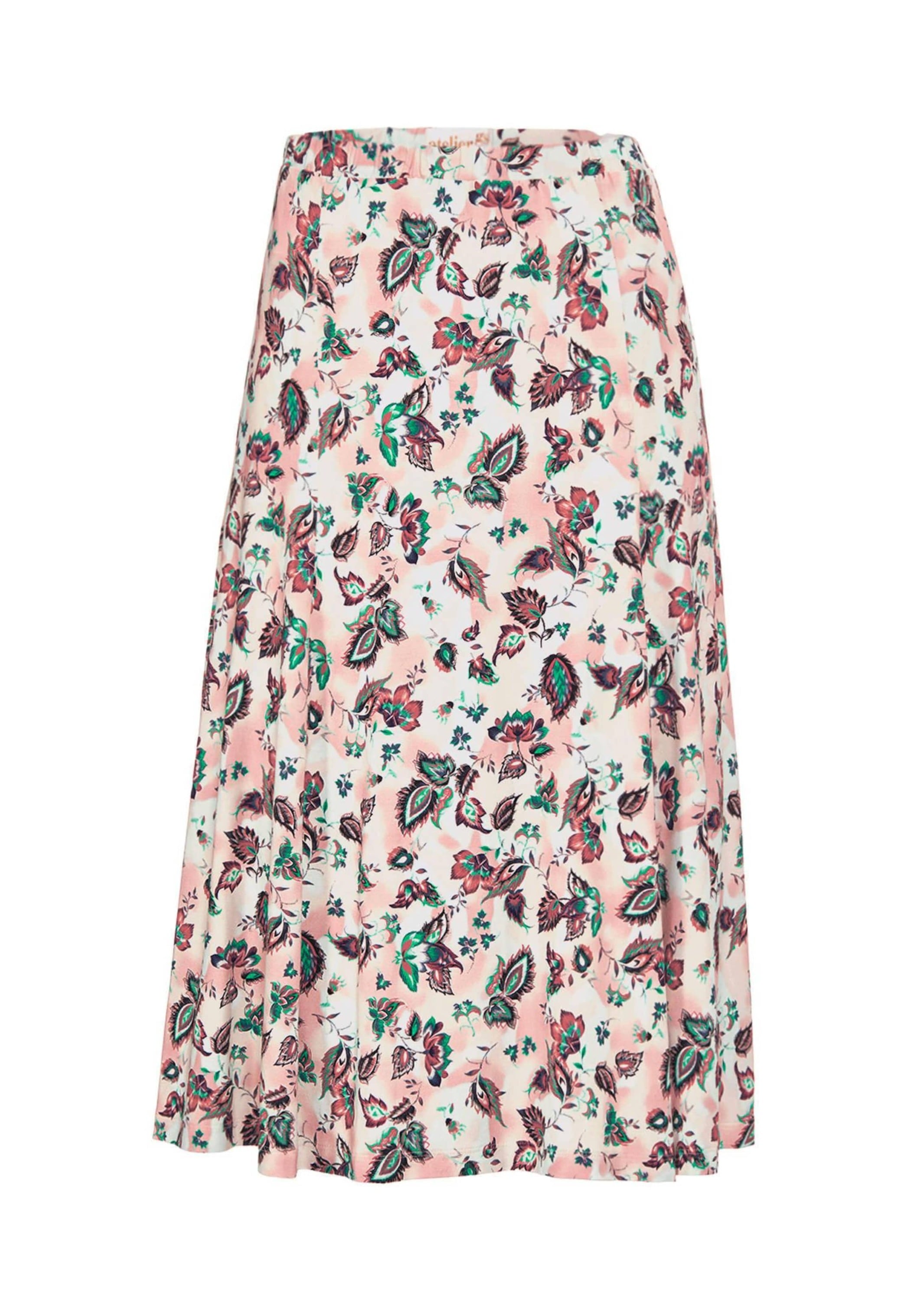 GOLDNER Schlupfrock "Kurzgröße Druckrock mit Rundumschlupfbund" Gefüttert günstig online kaufen