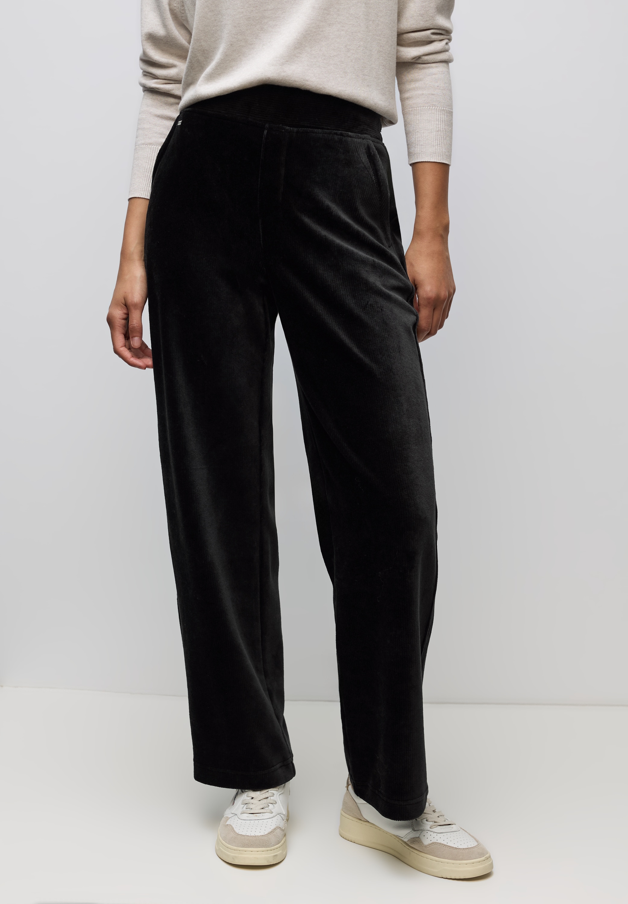 STREET ONE Cordhose High Waist
