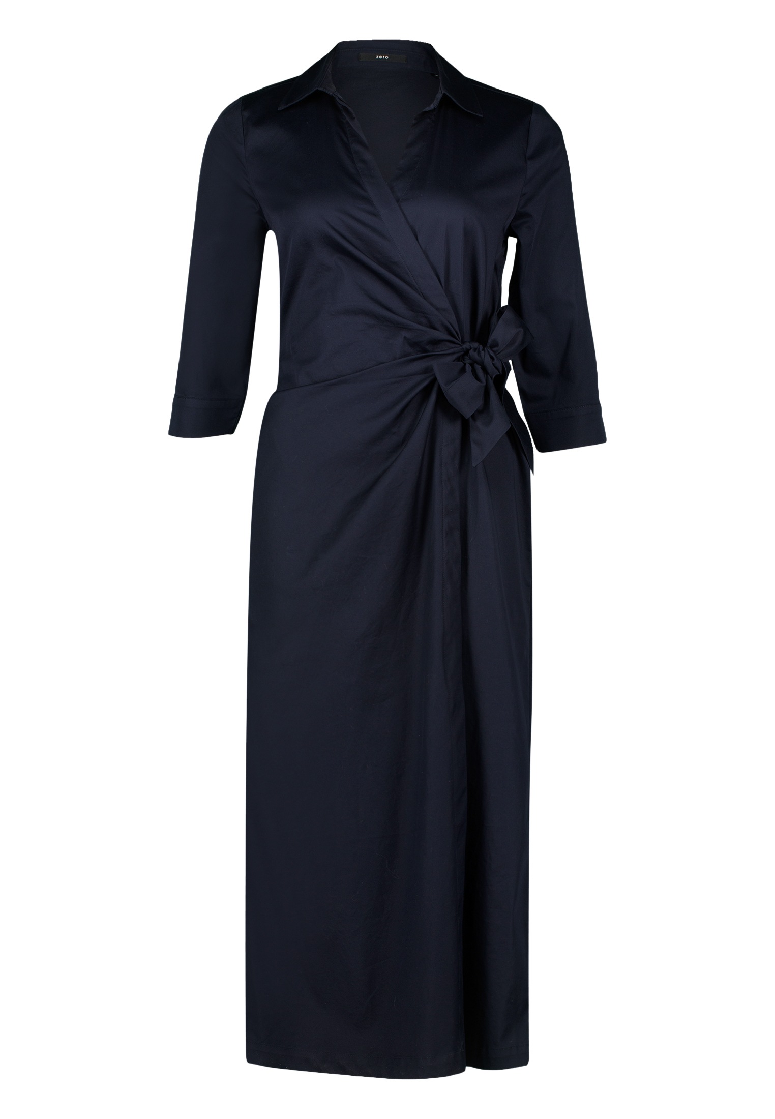 Zero Midikleid "zero Damen Midikleid mit Wickeloptik", Wickeldesign günstig online kaufen