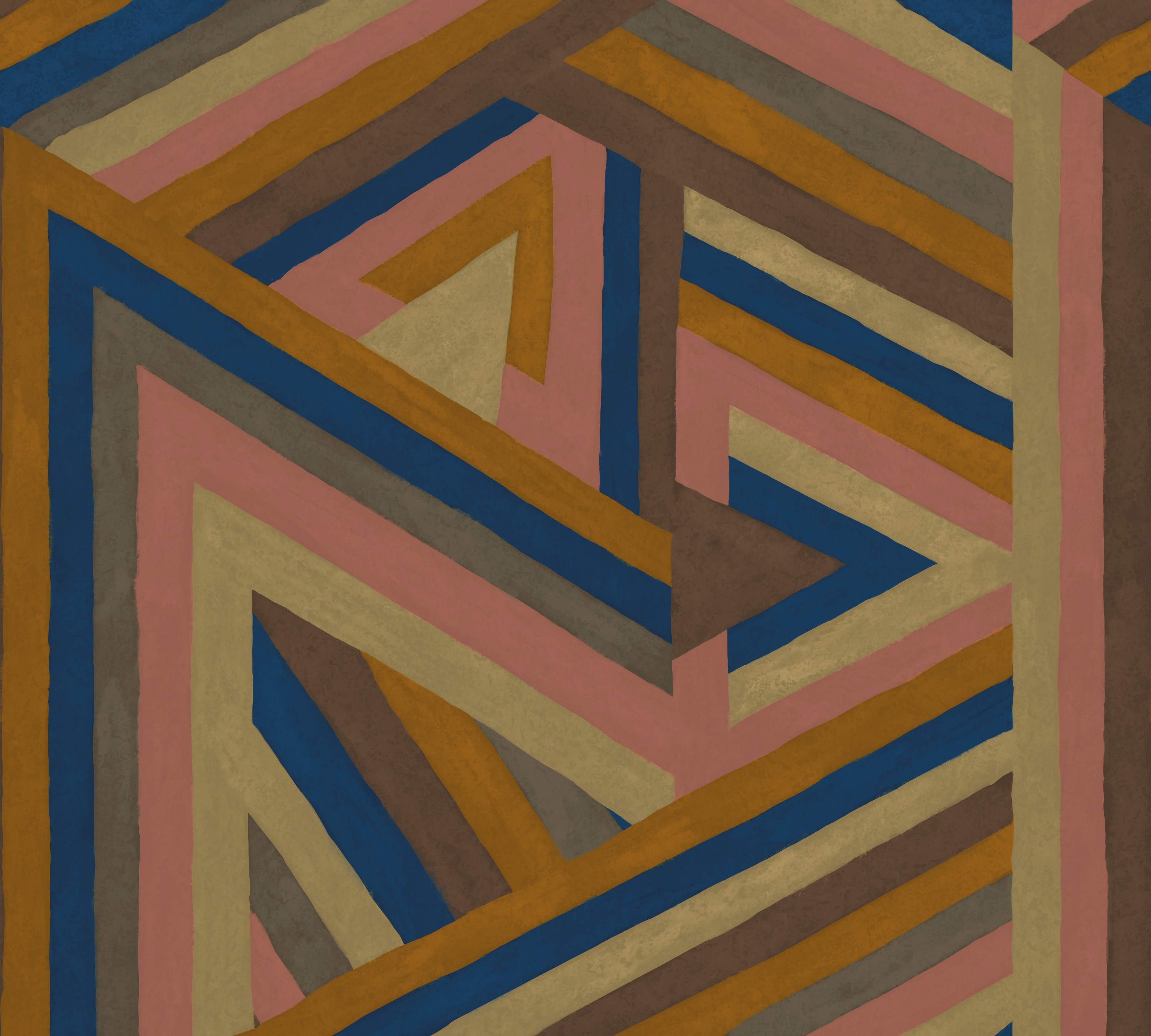 LOOKS by Wolfgang Joop Fototapete "Triangles" 3D-Optik texturiert 300x270cm