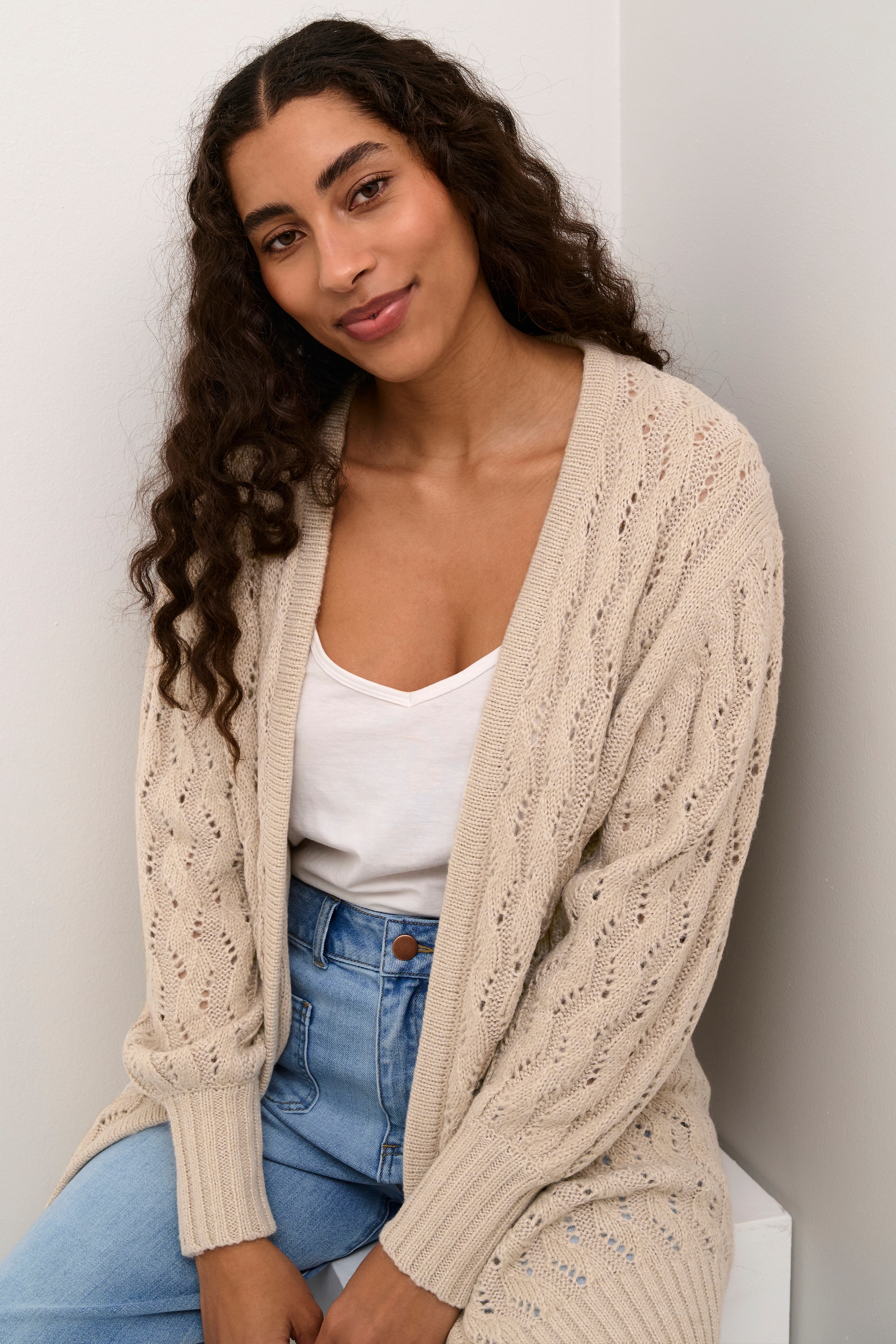 KAFFE Strickjacke »Strickjacke KAlena«