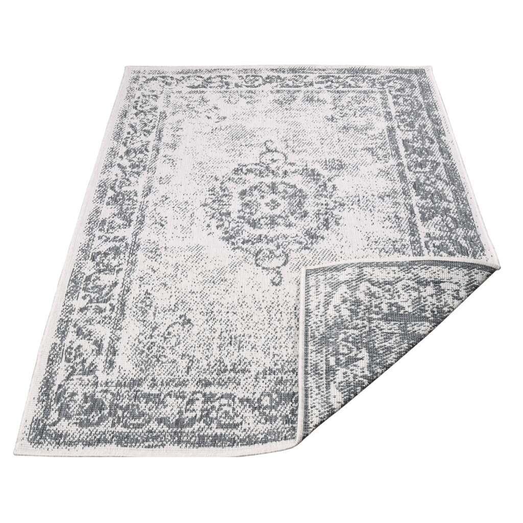 Carpet City Outdoorteppich »DUO RUG 5577«, rechteckig, 5 mm Höhe, Wendeteppich Wetterfest In- & Outdoor, Balkon, Terrasse, Wohnzimmer