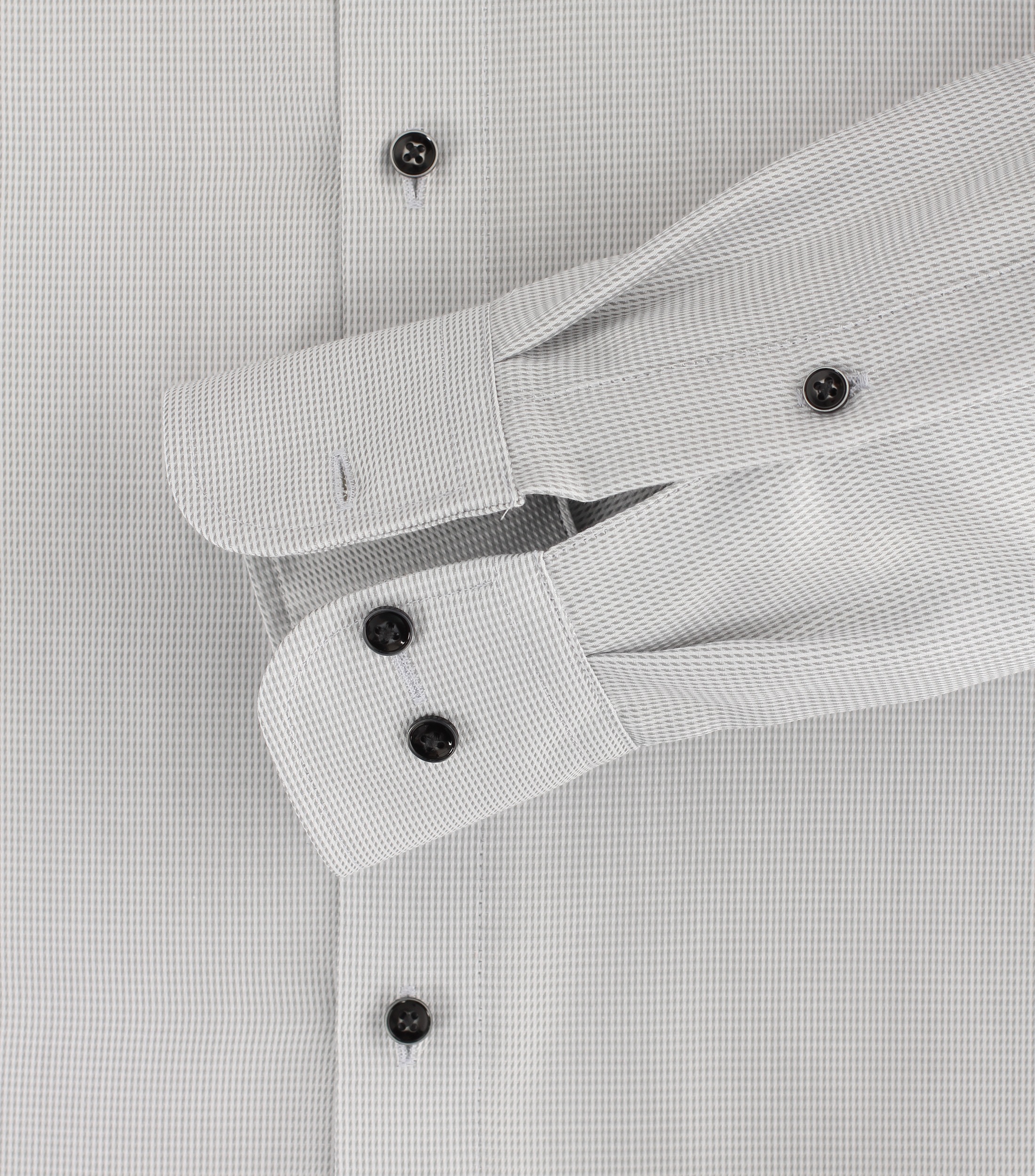 CASAMODA Business Shirt Solid Light Gray 41 3