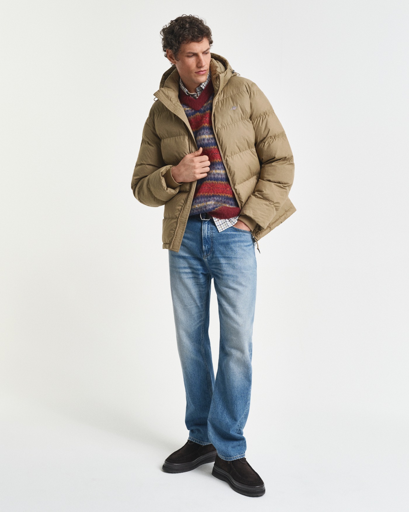 Gant Steppjacke »ACTIVE CLOUD JACKET« mit Kapuze regular fit, abnehmbare Kapuze, 2-Wege-Reißverschluss
