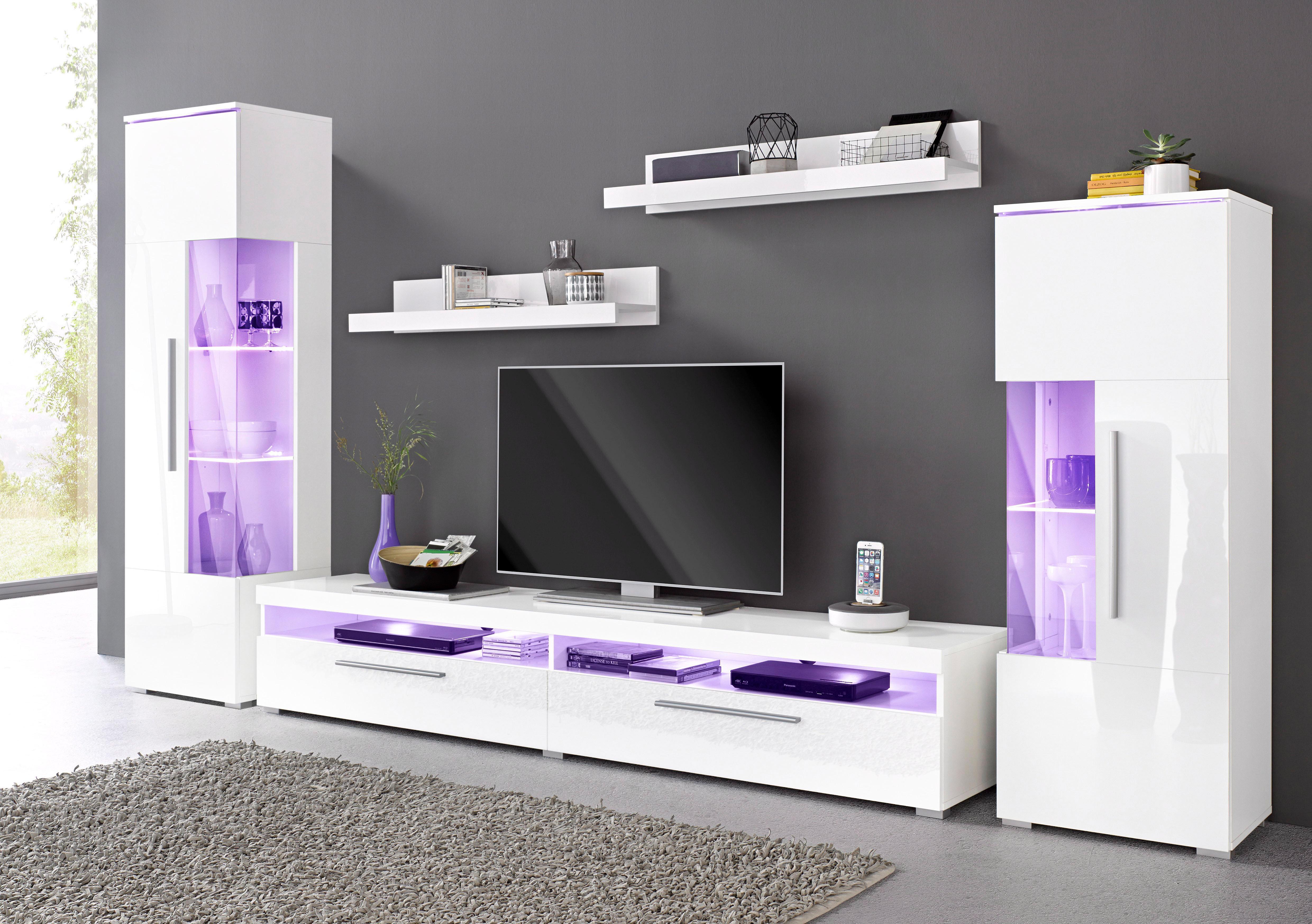 Thumbnail - INOSIGN Lowboard "India,Breite 200 cm, stilvolle Fernsehschrank mit offenen Fächern", TV-Board ohne Beleuchtung, TV-Komm...