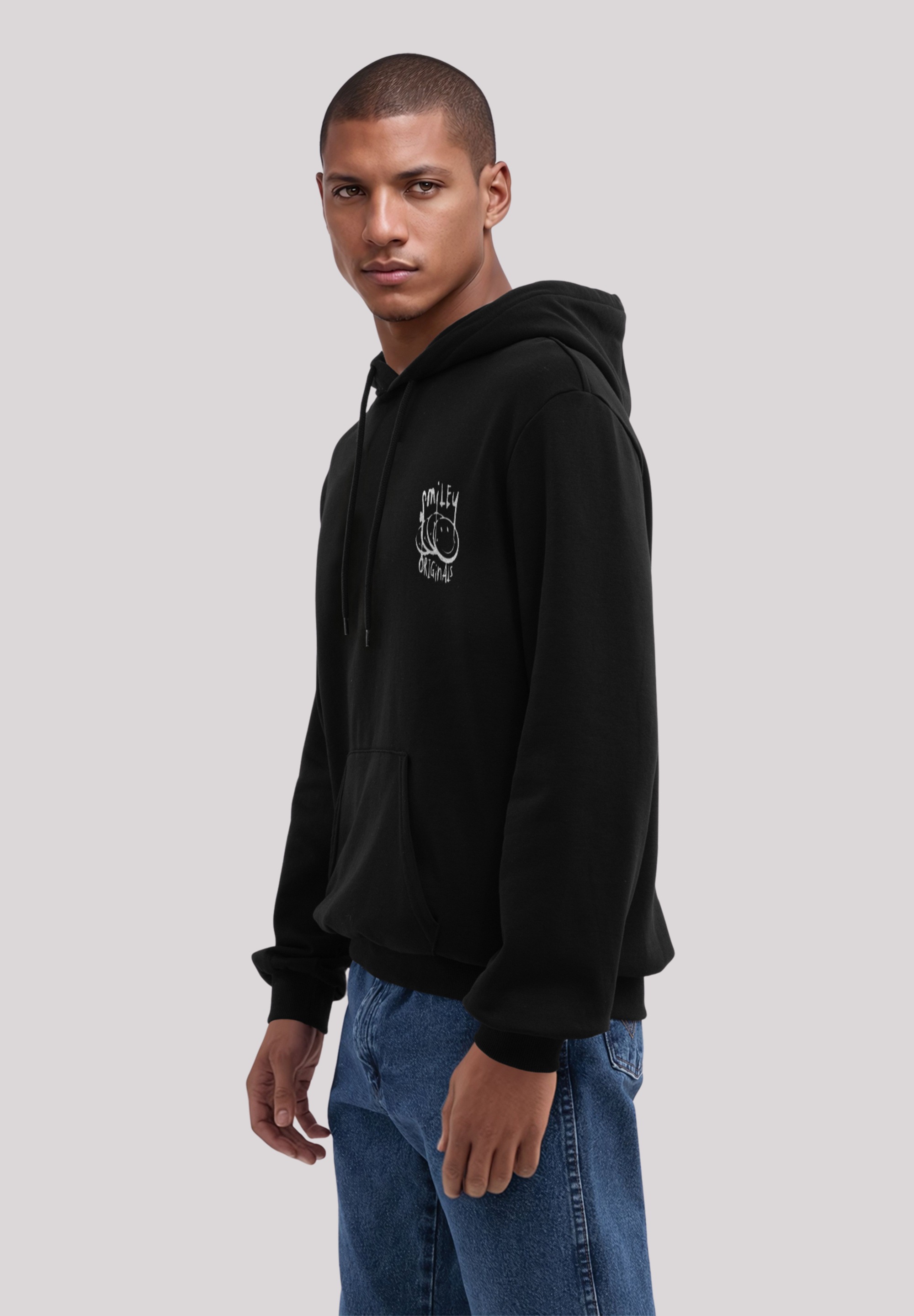 F4NT4STIC Kapuzenpullover »Smiley Originals Punk Drippy Streetwear Graphic«, Premium Qualität