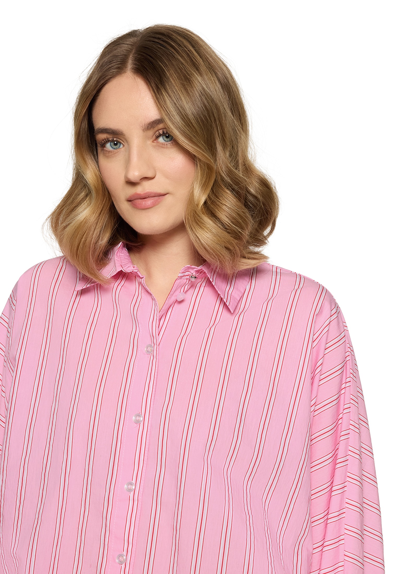 Cartoon Schlupfbluse »Damen mit Streifen«