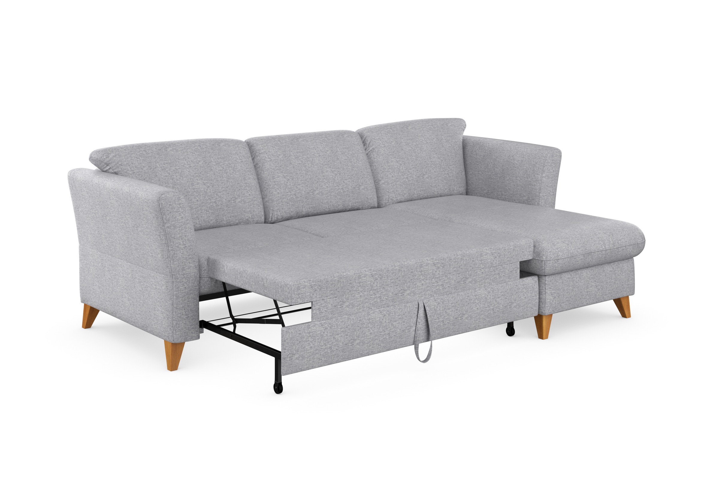 Home affaire Ecksofa »Trelleborg L-Form«, Federkern-Polsterung, wahlweise mit Bettfunktion und Bettkasten