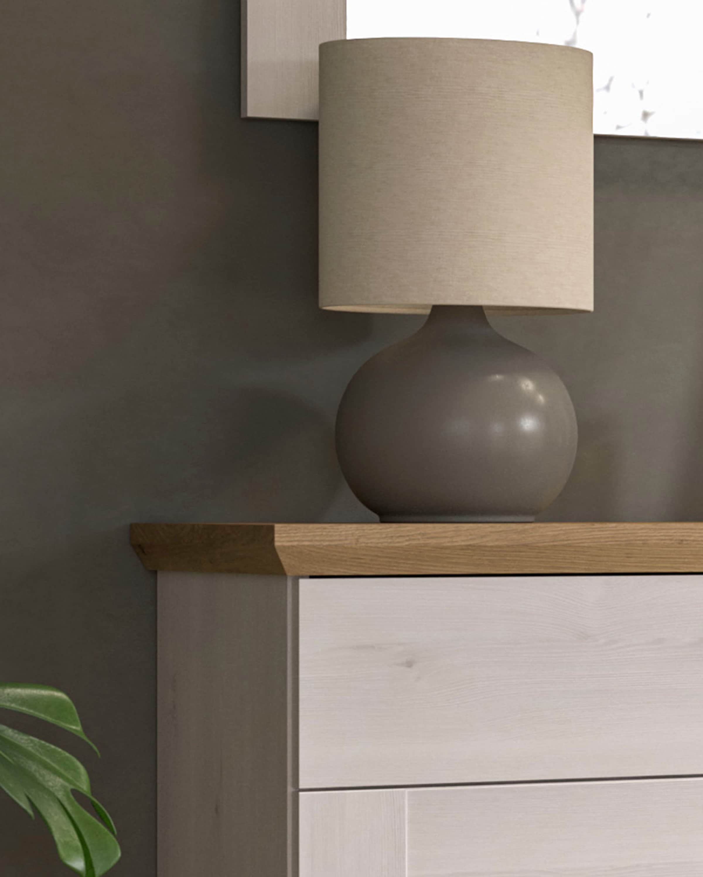 Home affaire Schuhschrank »COSENZA, TOPSELLER!, Breite 95 cm, 2 Türen, 2 Böden, 1 Schubkasten«, in Landhausoptik, Kommode, Anrichte, Schrank, Sideboard
