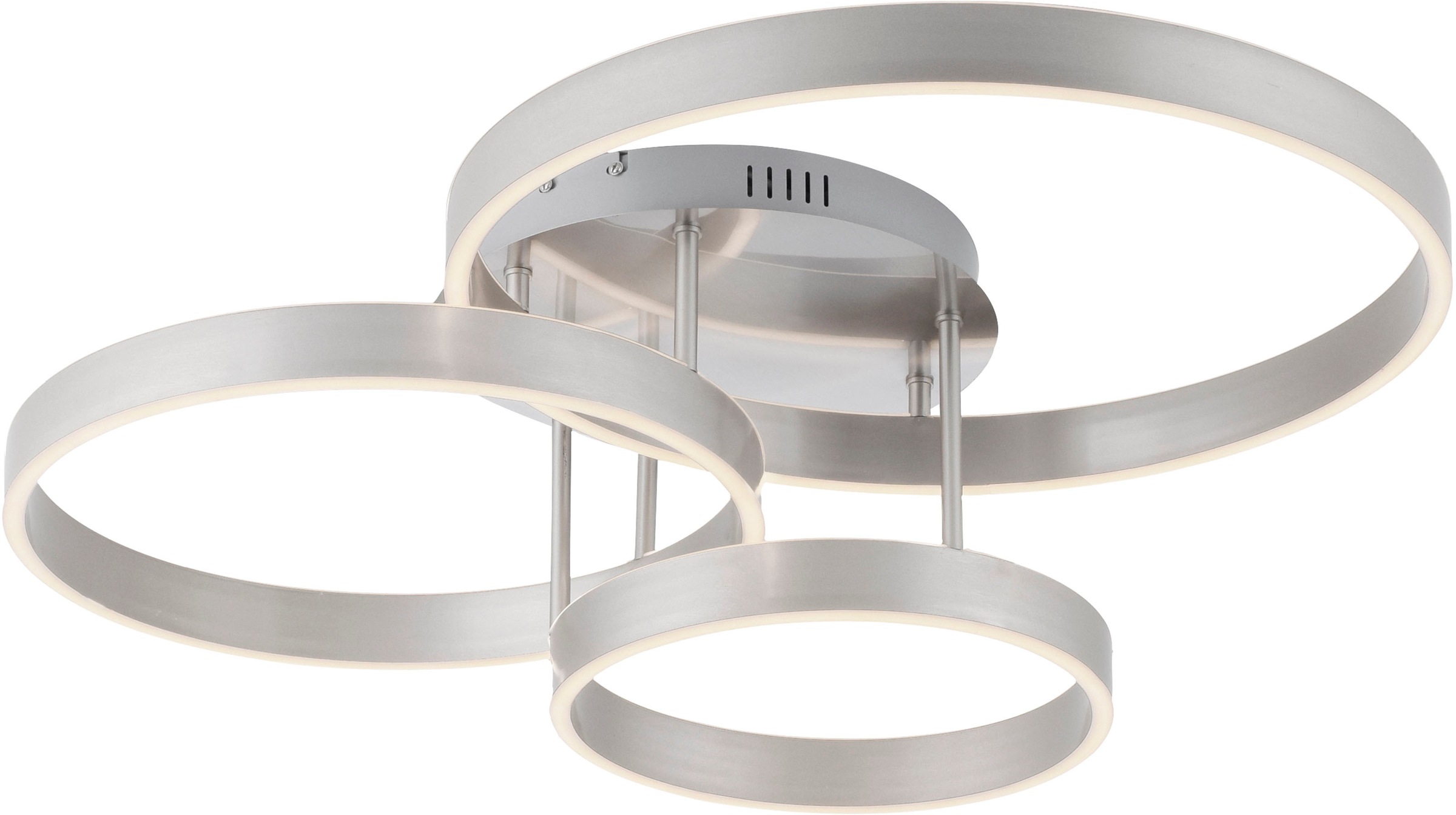 JUST LIGHT Deckenleuchte »LILLUTI«, 2 flammig, Leuchtmittel LED-Board | LED fest integriert, LED, Fernbedienung, Funk inkl., separat steuerbar über FB