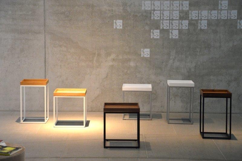 Fiam Beistelltisch »pino«, in verschiedenen Gestellfarben, Höhe 55 cm