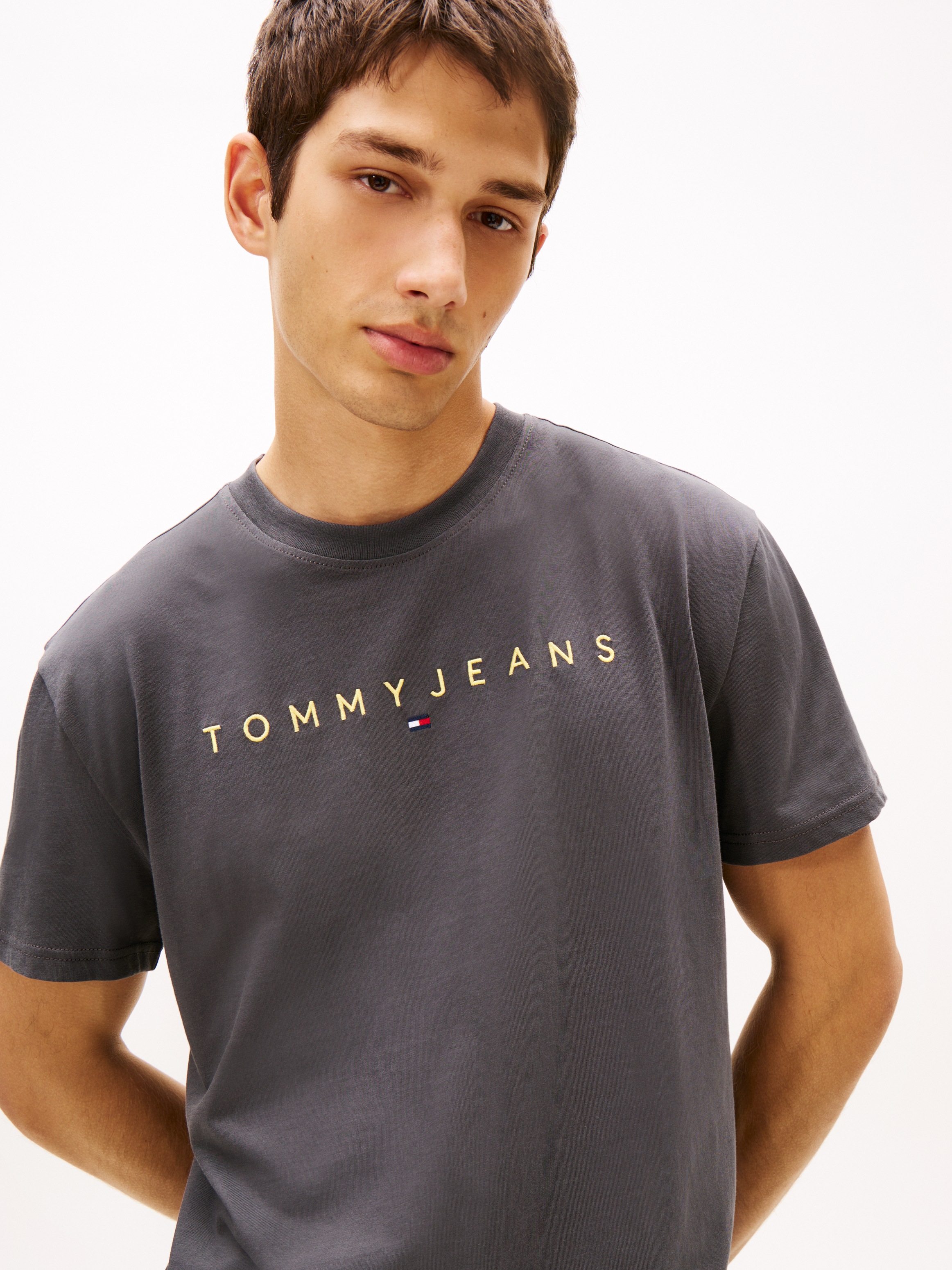 Tommy Jeans T-Shirt "TJM REG LINEAR LOGO TEE EXT" günstig online kaufen