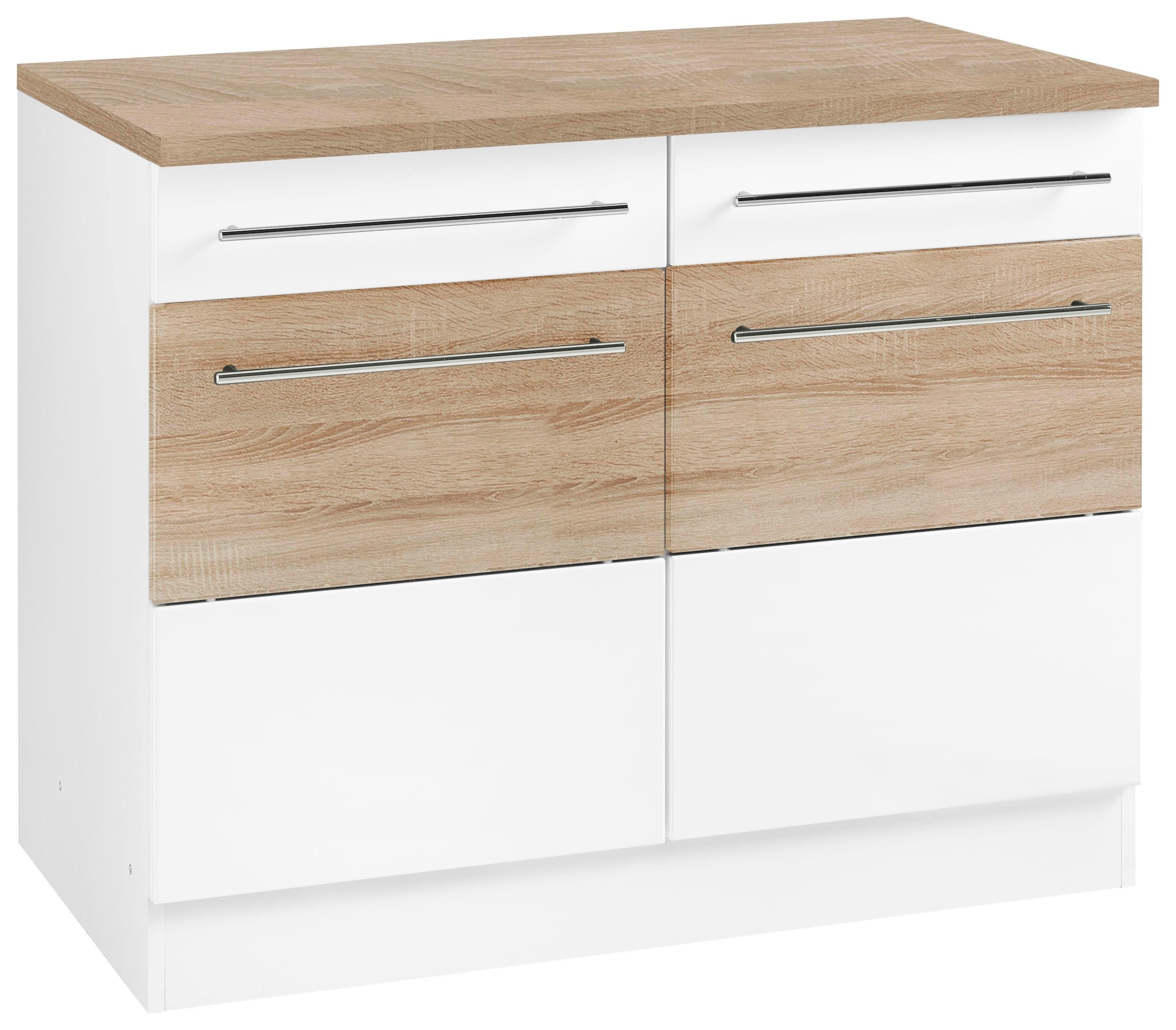 KOCHSTATION Unterschrank "KS-Trient", 100 cm breit günstig online kaufen