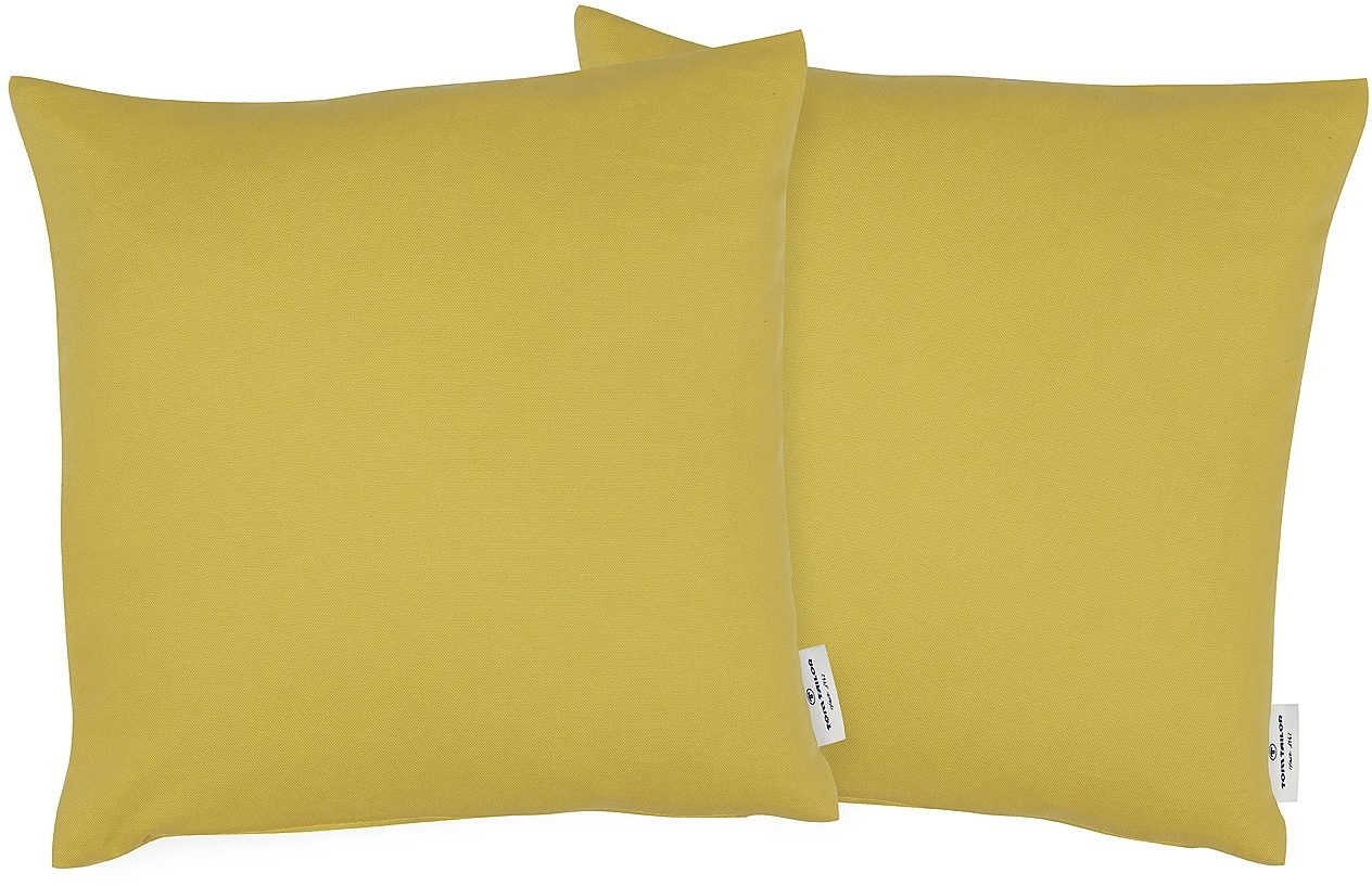 TOM TAILOR HOME Dekokissen »Dove«, unifarben, Kissenhüllen ohne Füllung, 2er Pack