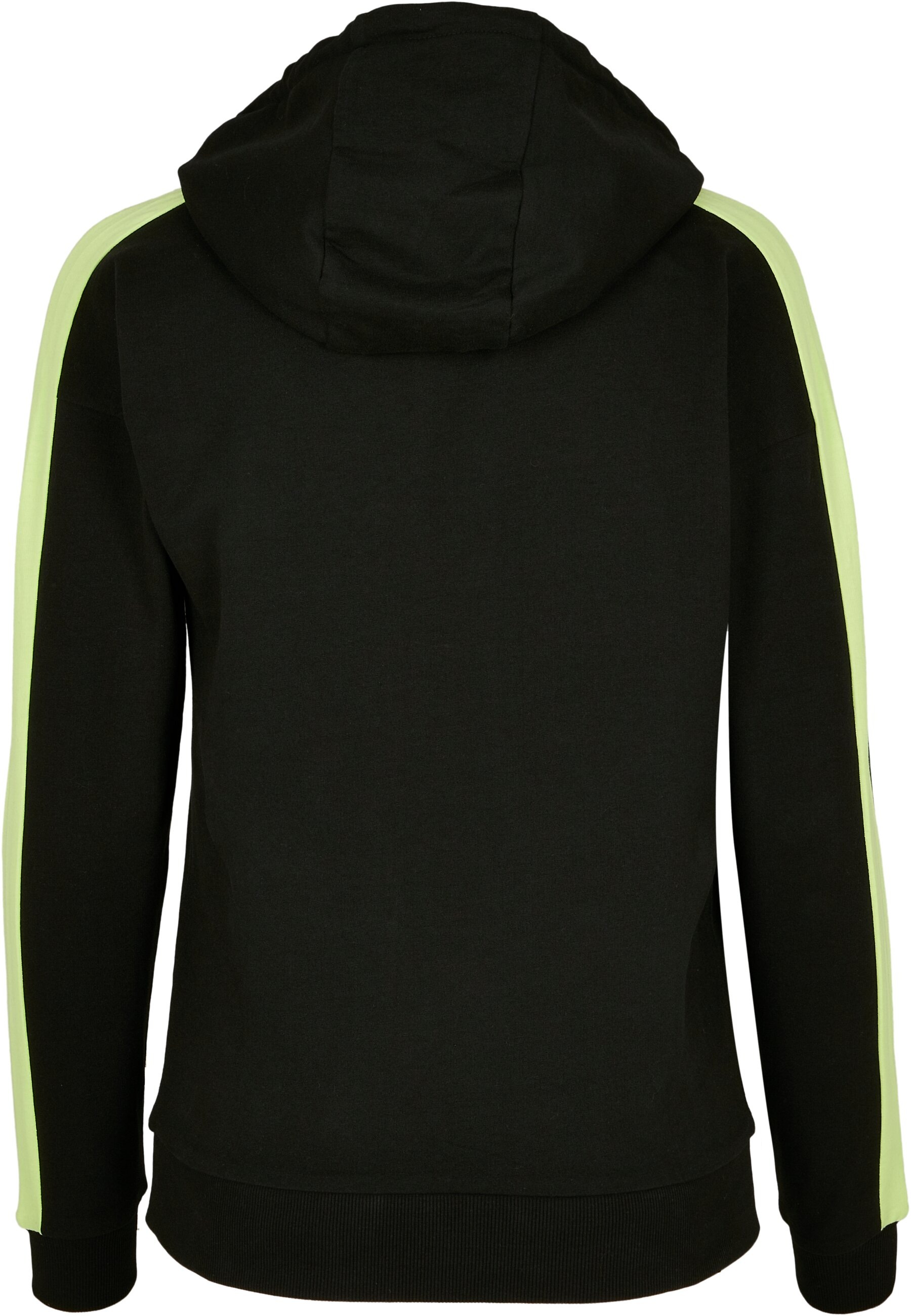 URBAN CLASSICS Kapuzenpullover »Urban Classics Damen Ladies Neon Shoulder Stripe Hoody«, (1 tlg.)