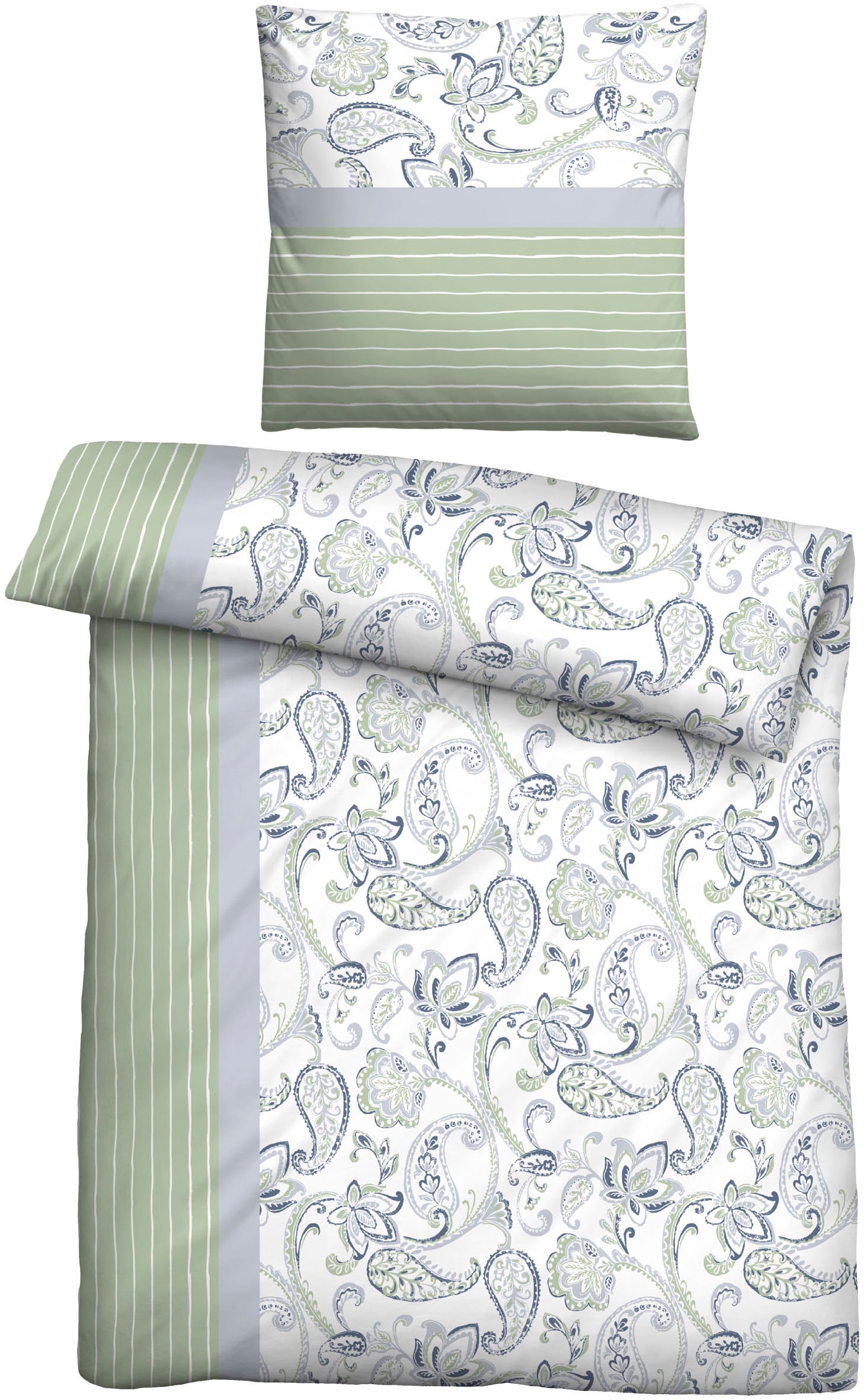 Castell - Markenbettwäsche Bettwäsche "0560987" 2 Stk. feiner Glanz + weich günstig online kaufen