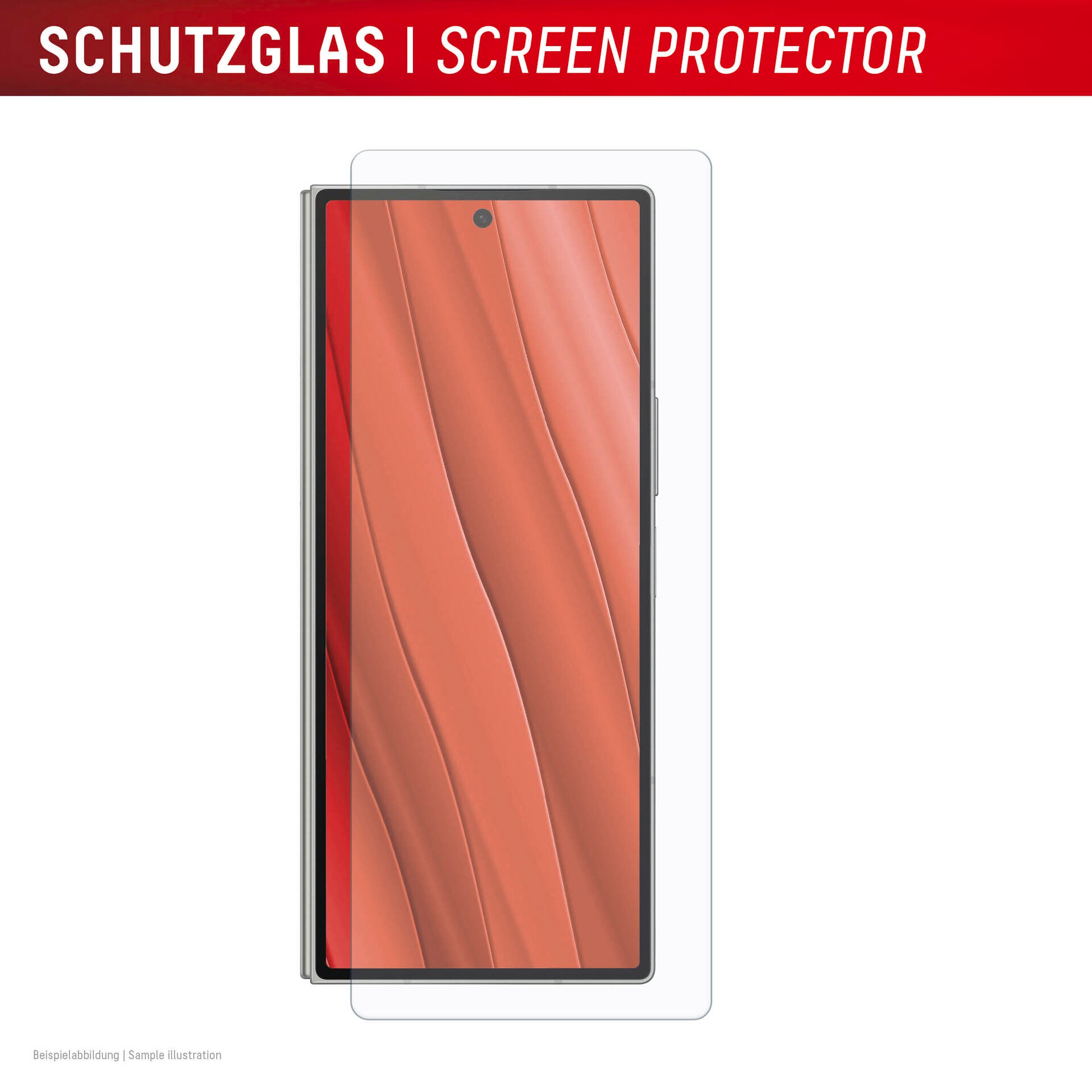 Displex Displayschutzglas »Smart Glass«, Displayschutzfolie, Schutzfolie, Bildschirmschutz, kratz- & stoßfest