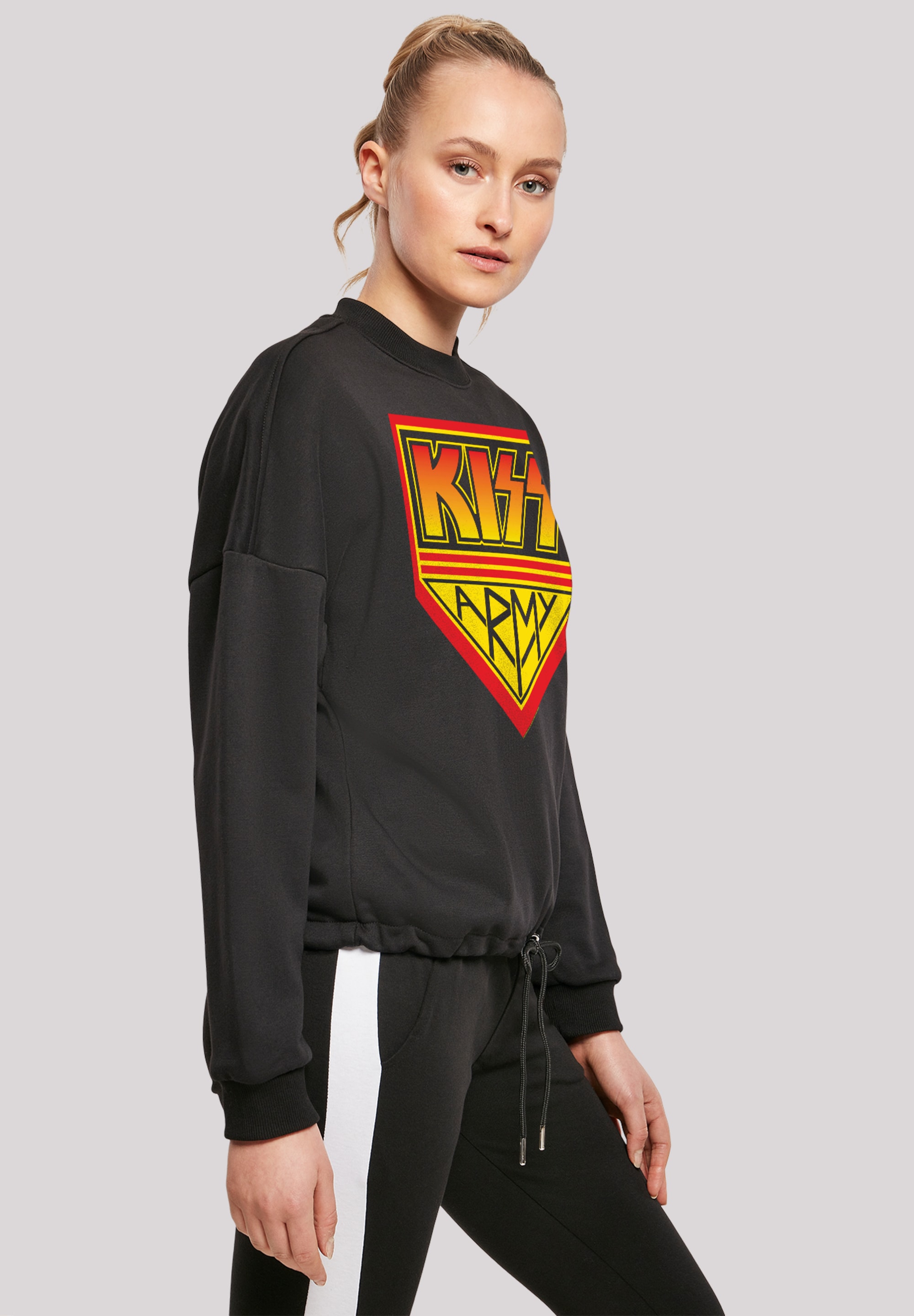 F4NT4STIC Sweatshirt »Kiss Army Logo«, Premium Qualität