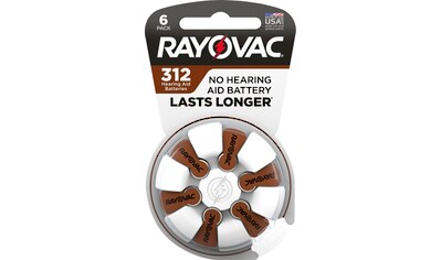 RAYOVAC Batterie »Rayovac Acoustic Zink Luft Hörgerätebatterie in der Größe mit 60... kaufen