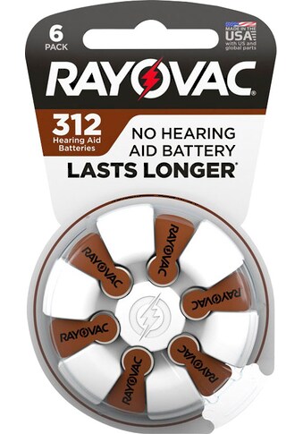 RAYOVAC Batterie »Rayovac Acoustic Zink Luft Hörgerätebatterie in der Größe mit 60... kaufen