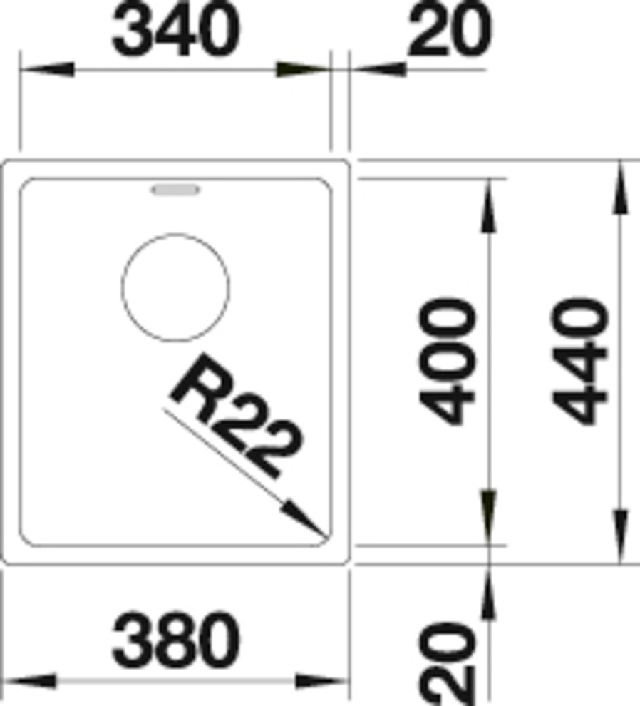 Blanco Küchenspüle »ANDANO 340-U«