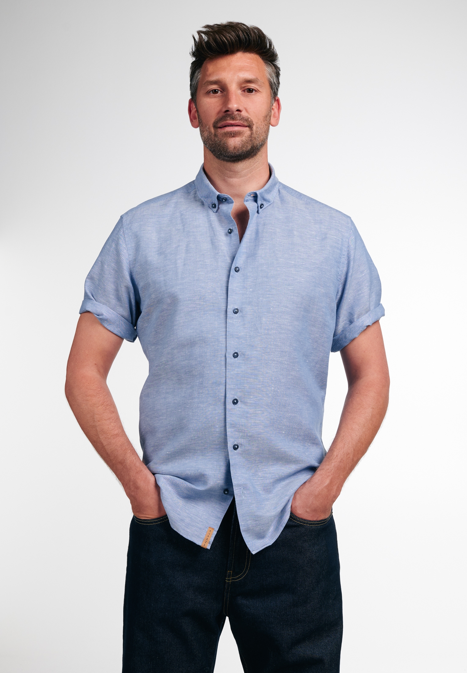 Eterna Kurzarmhemd "REGULAR FIT" günstig online kaufen