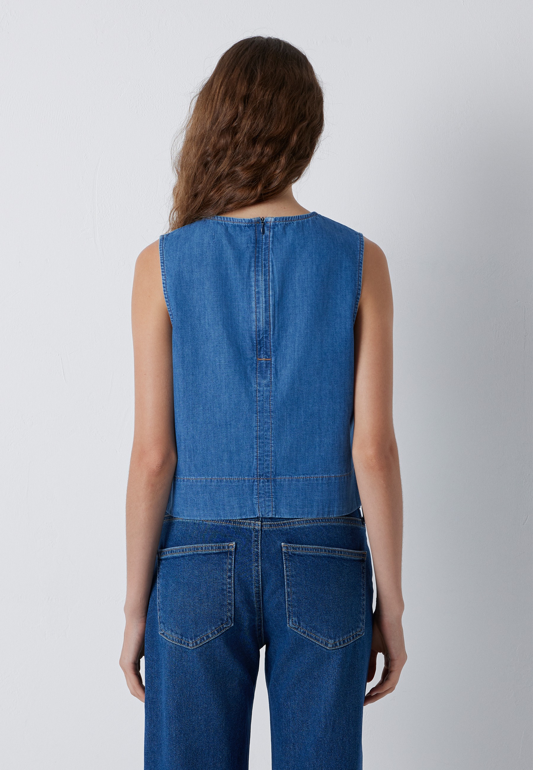 Mavi Schlupfbluse »TILLY« Sleeveless Denim Top