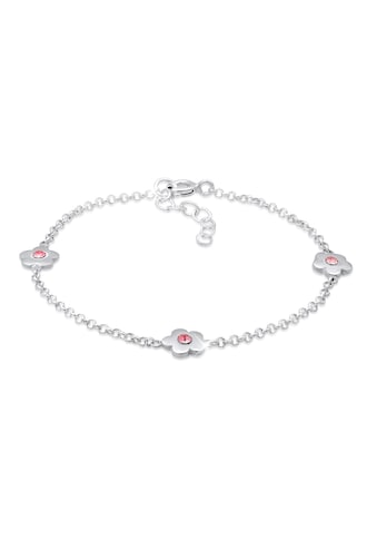 Armband »Kinder Blumen Kristalle 925 Silber«