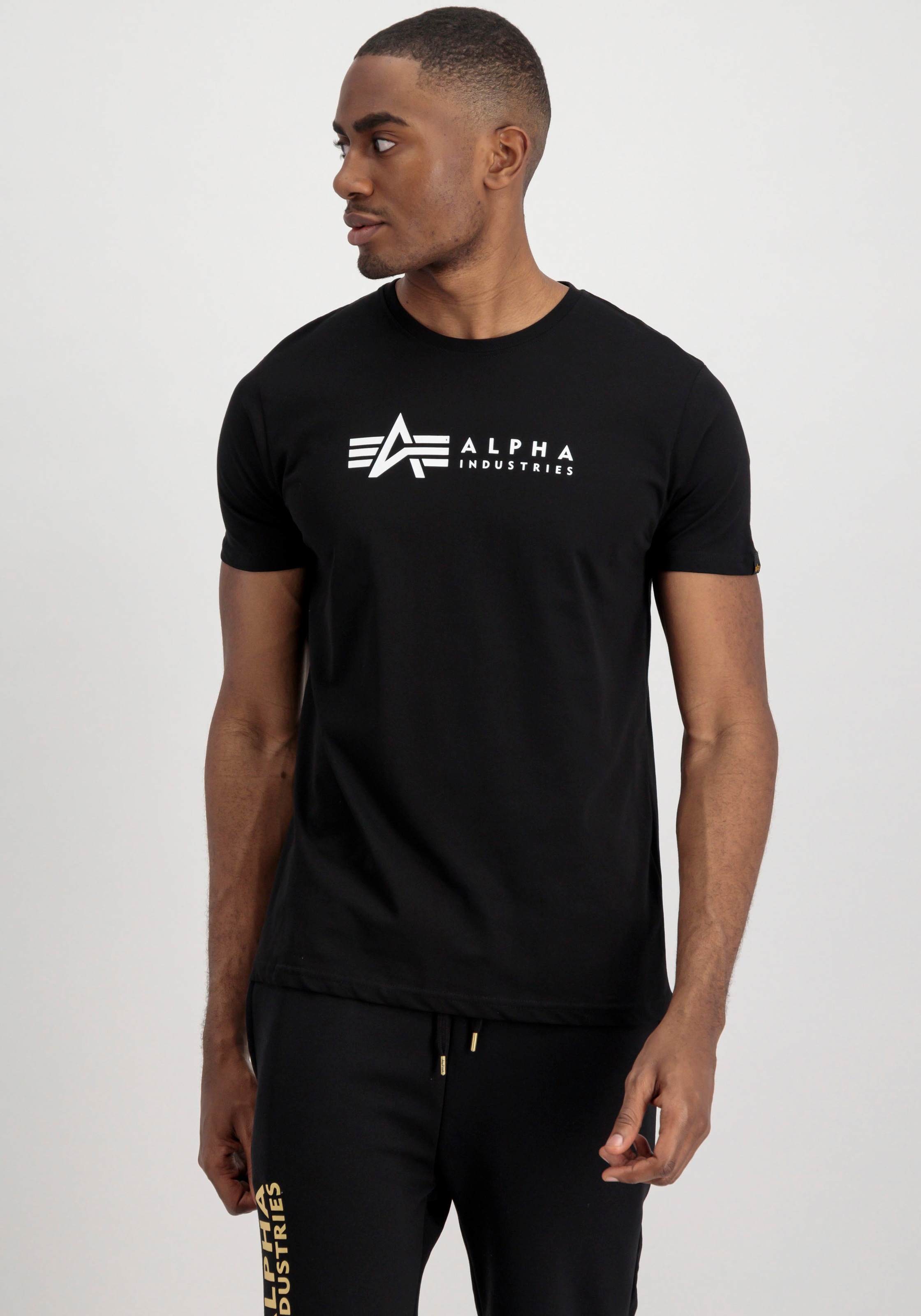 Thumbnail - Alpha Industries Rundhalsshirt "Label T 2 Pack", 2 Stk.