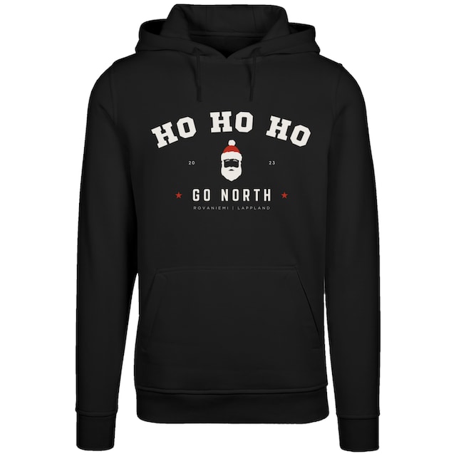 »Ho Geschenk, Santa Claus BAUR Ho Weihnachten«, Logo | Ho Weihnachten, Kapuzenpullover bestellen F4NT4STIC ▷