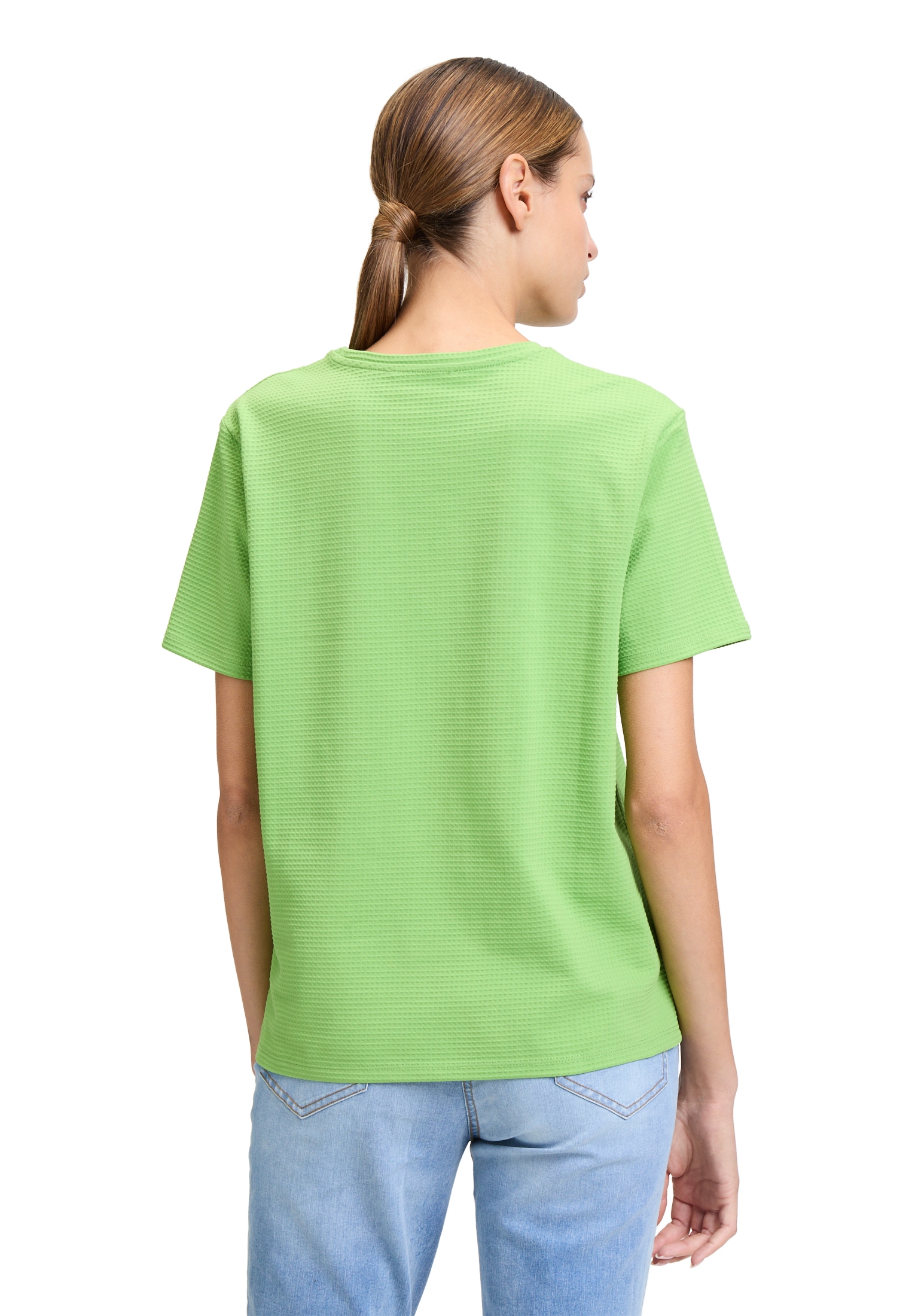 Betty Barclay Kurzarmshirt »Betty Barclay Basic Shirt mit Struktur«, (1 tlg.), Material