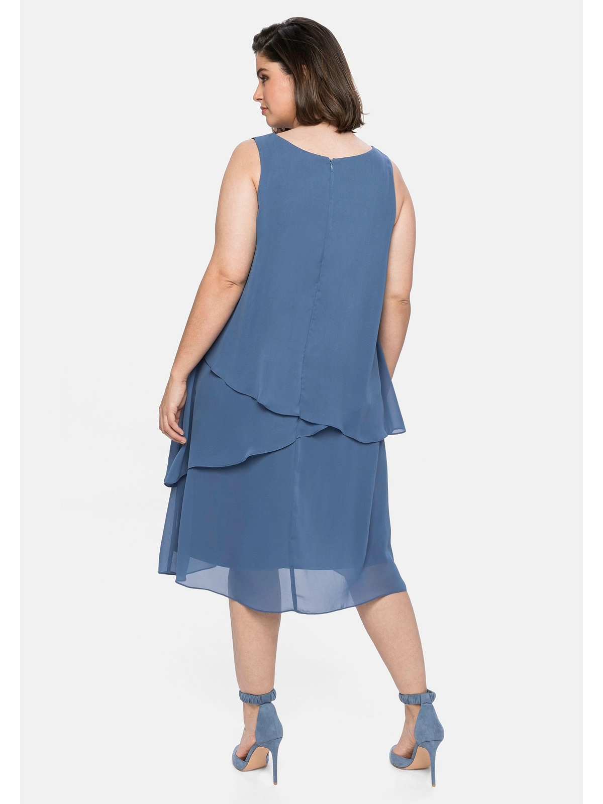 Sheego Cocktailkleid "Große Größen", im Lagenlook günstig online kaufen