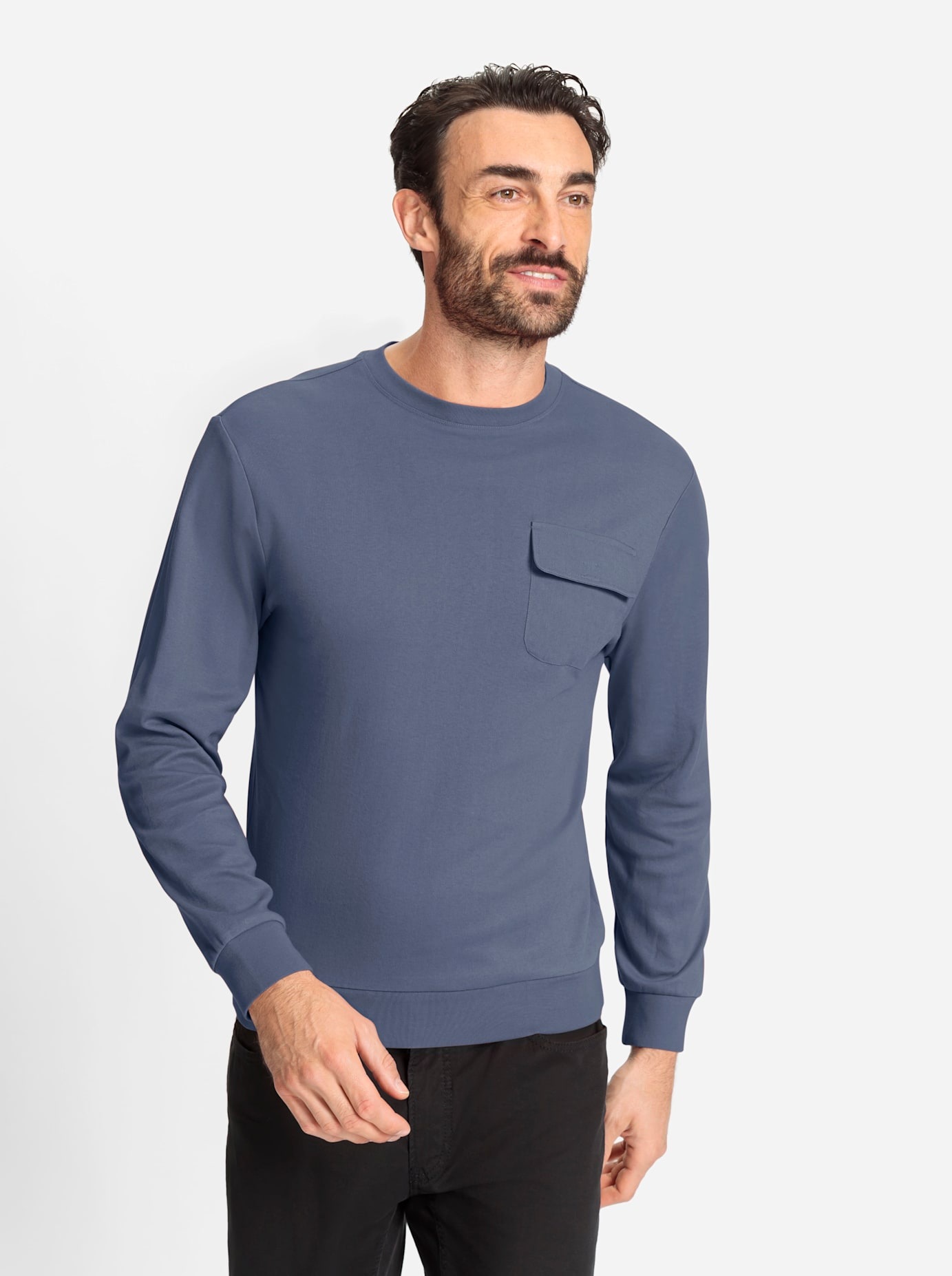 Catamaran Rundhalsshirt "Langarm-Shirt" 1 Stk. tlg. günstig online kaufen