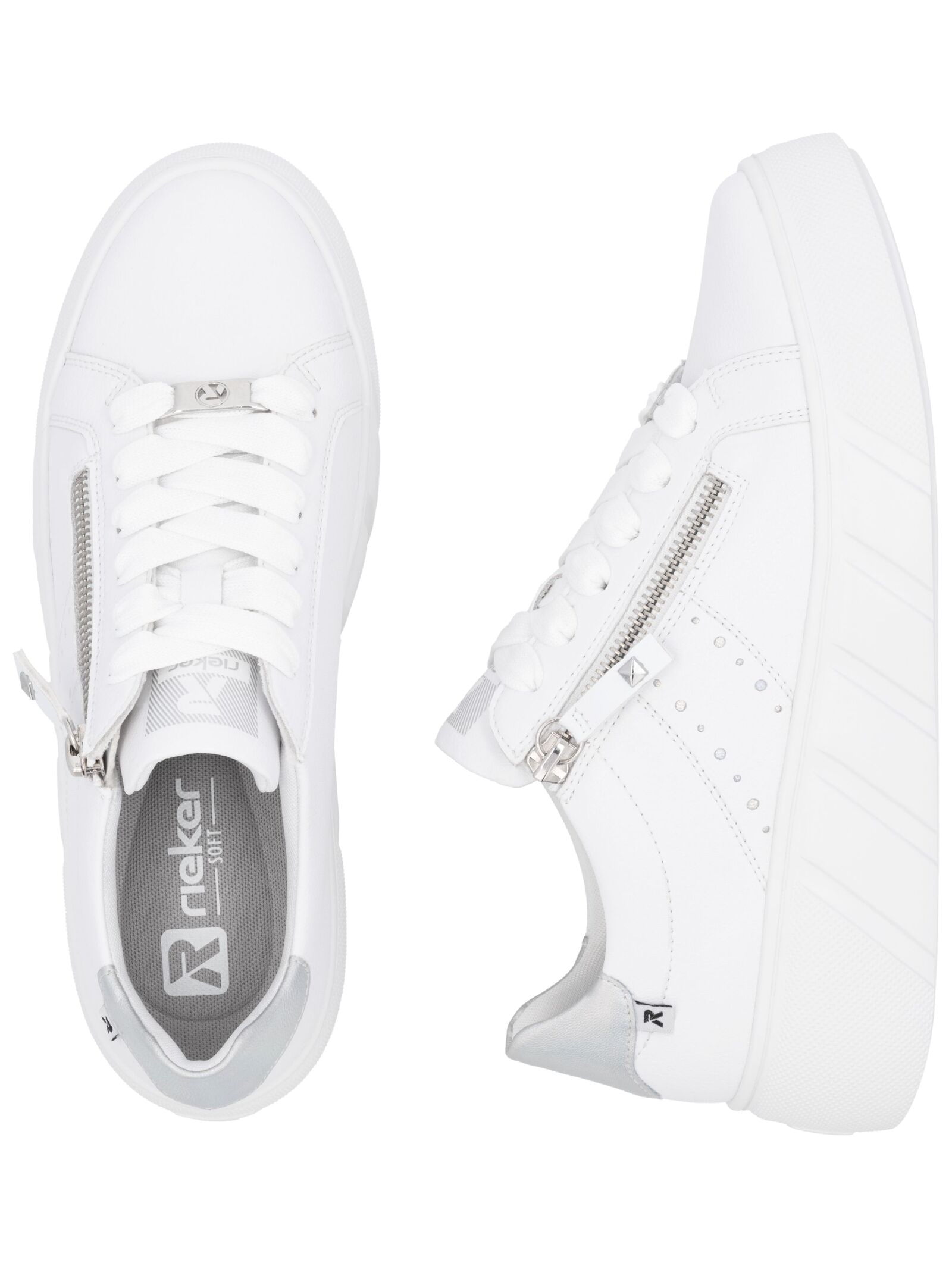Rieker Plateausneaker »Rieker Sneaker Glattleder«