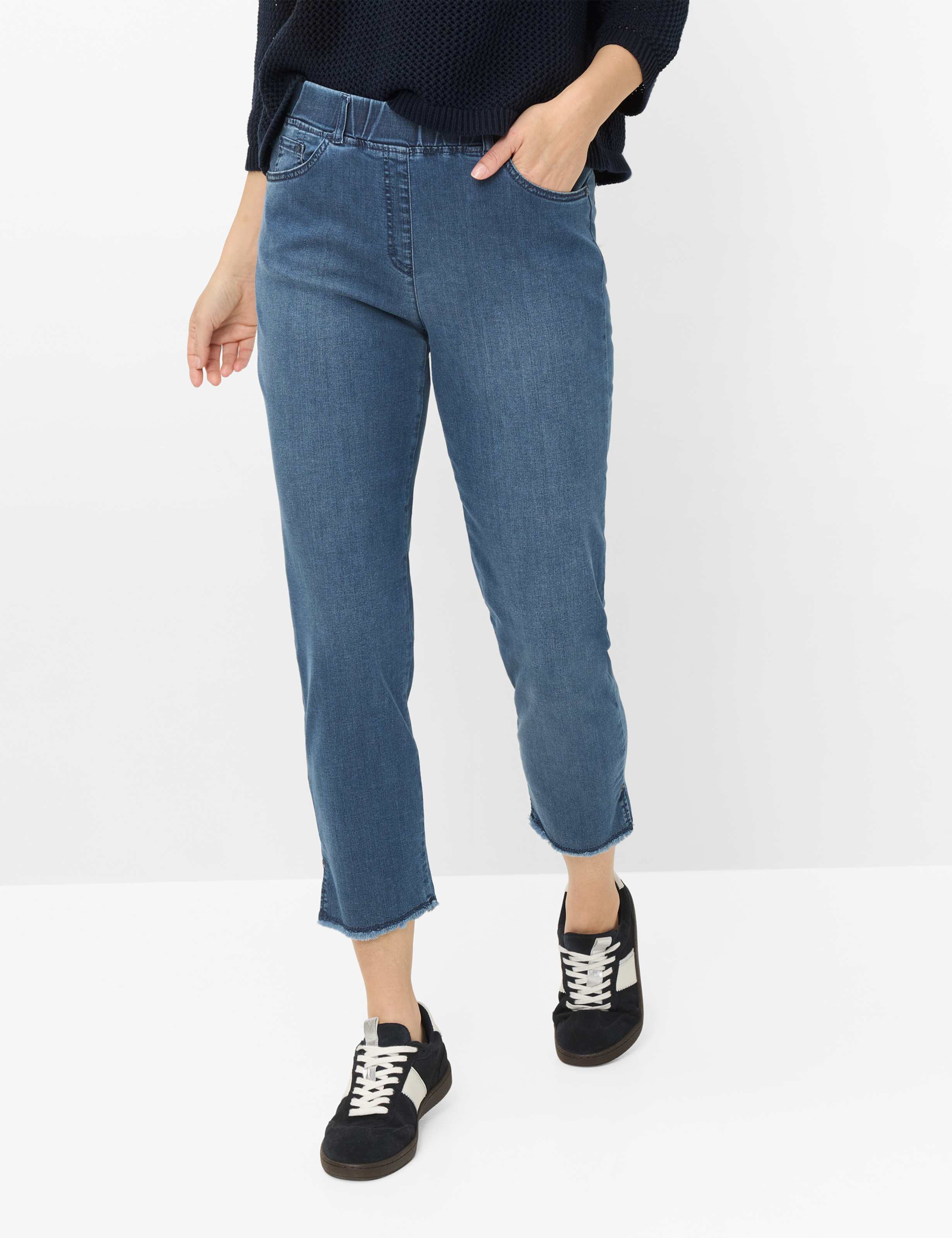 RAPHAELA by BRAX Bequeme Jeans "Style CAVINA FRINGE"