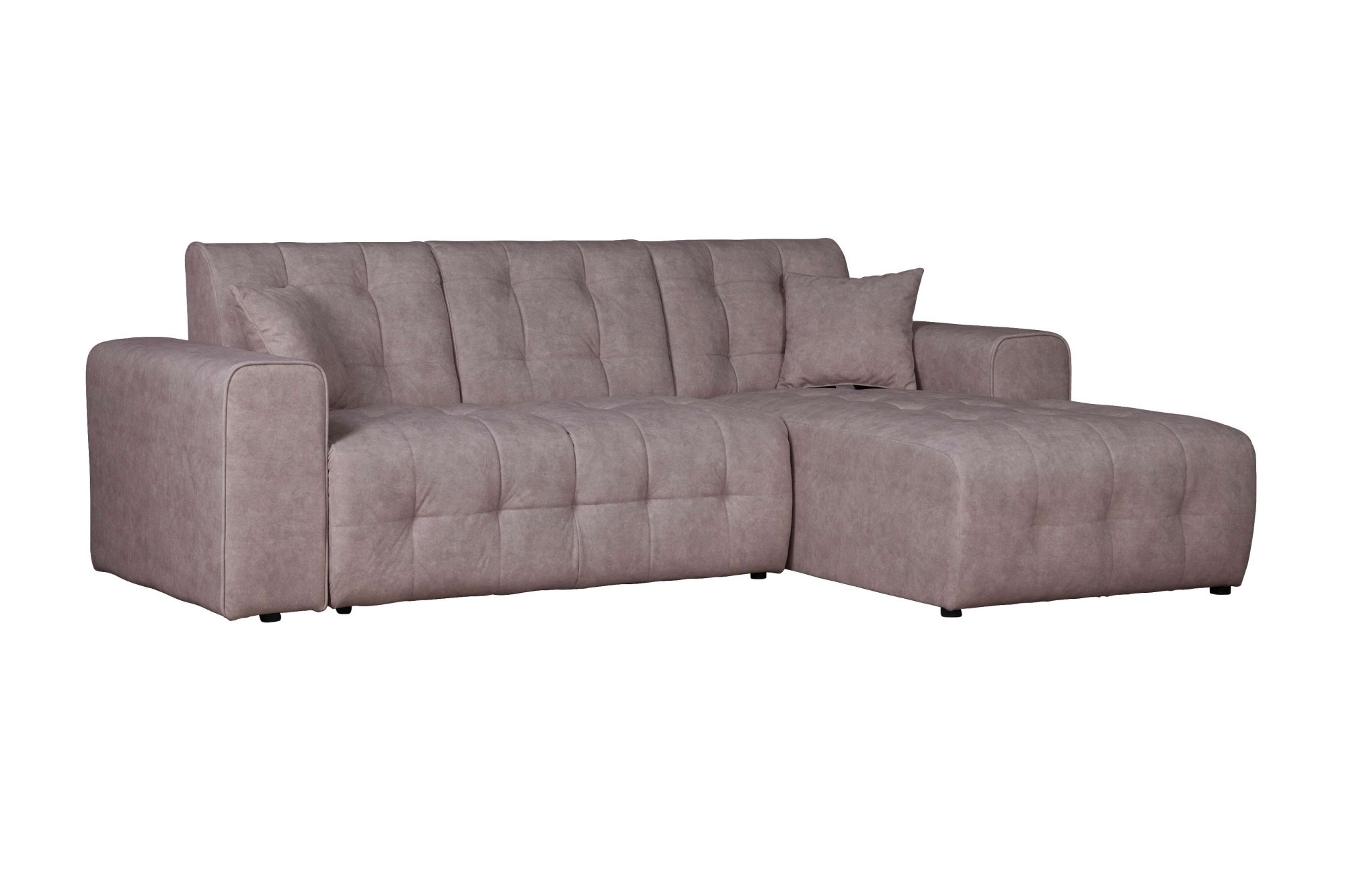 Home affaire Ecksofa »Nosia L-Form«, incl. 2 Zierkissen, mit feiner Steppung