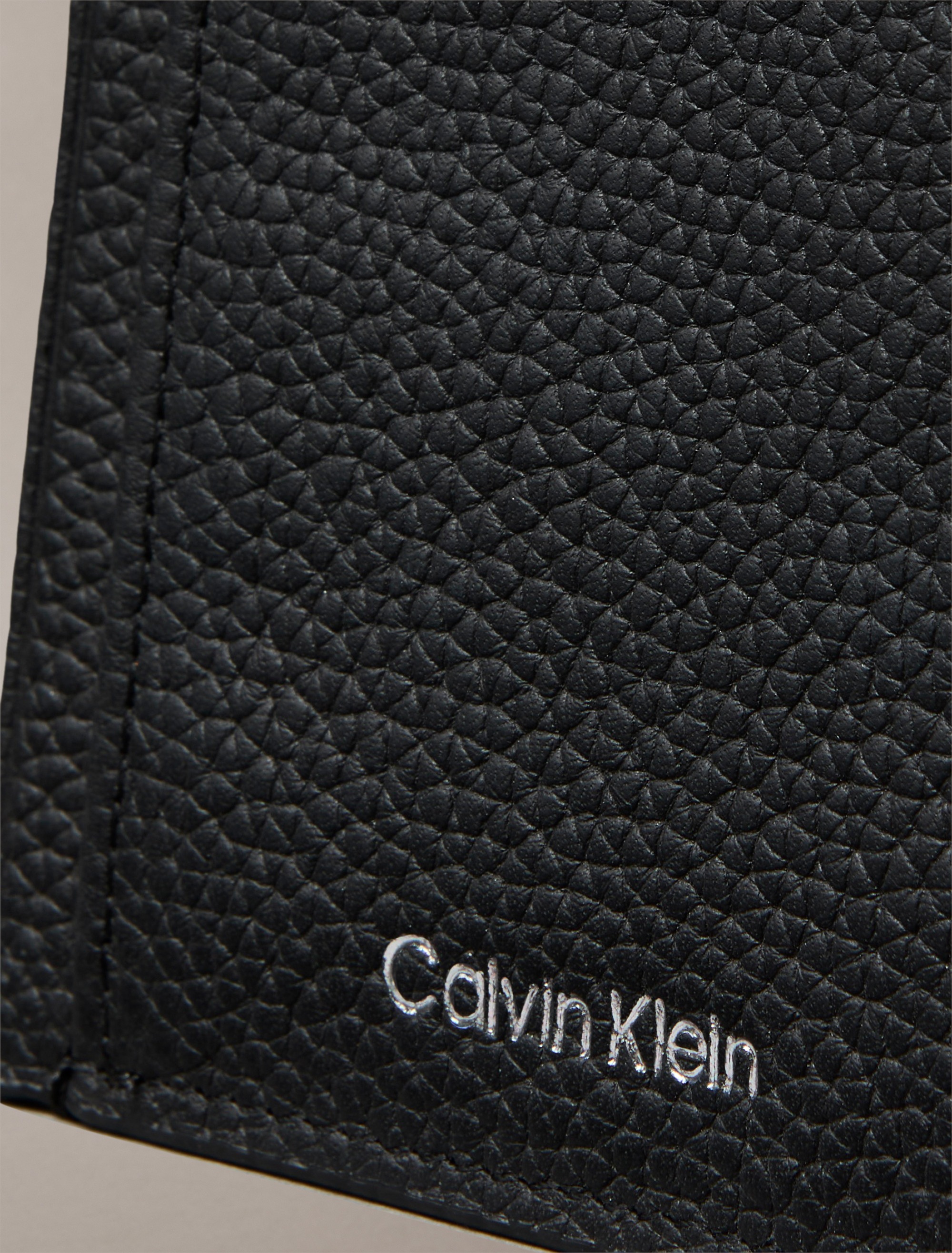 Thumbnail - Calvin Klein Kartenetui "FOIL EMBOSS NS ZIP CARD CASE" Unisex Minigeldbeutel, Portemonnaie mit CK-Schriftzug