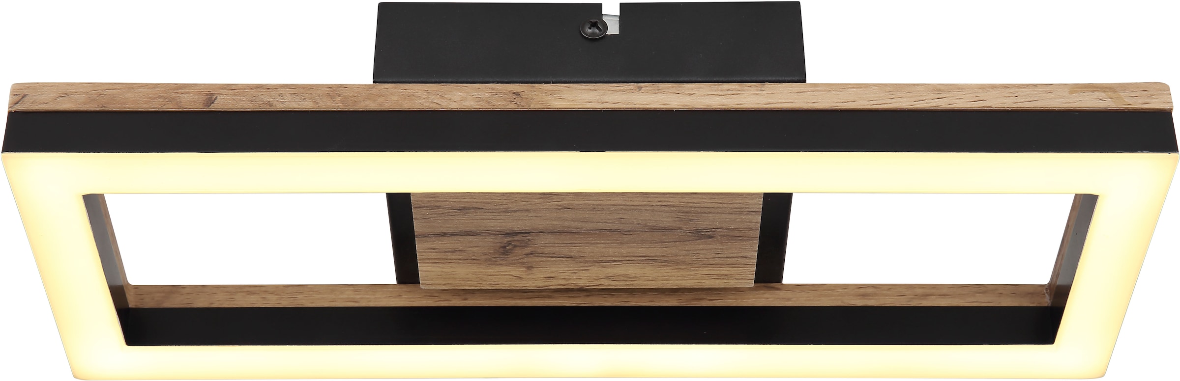 GLOBO LIGHTING LED Deckenleuchte »BEATRIX«, Leuchtmittel LED-Modul | LED fest integriert, Deckenlampe/Wohnzimmer/Schlafzimmer/modern/Holz