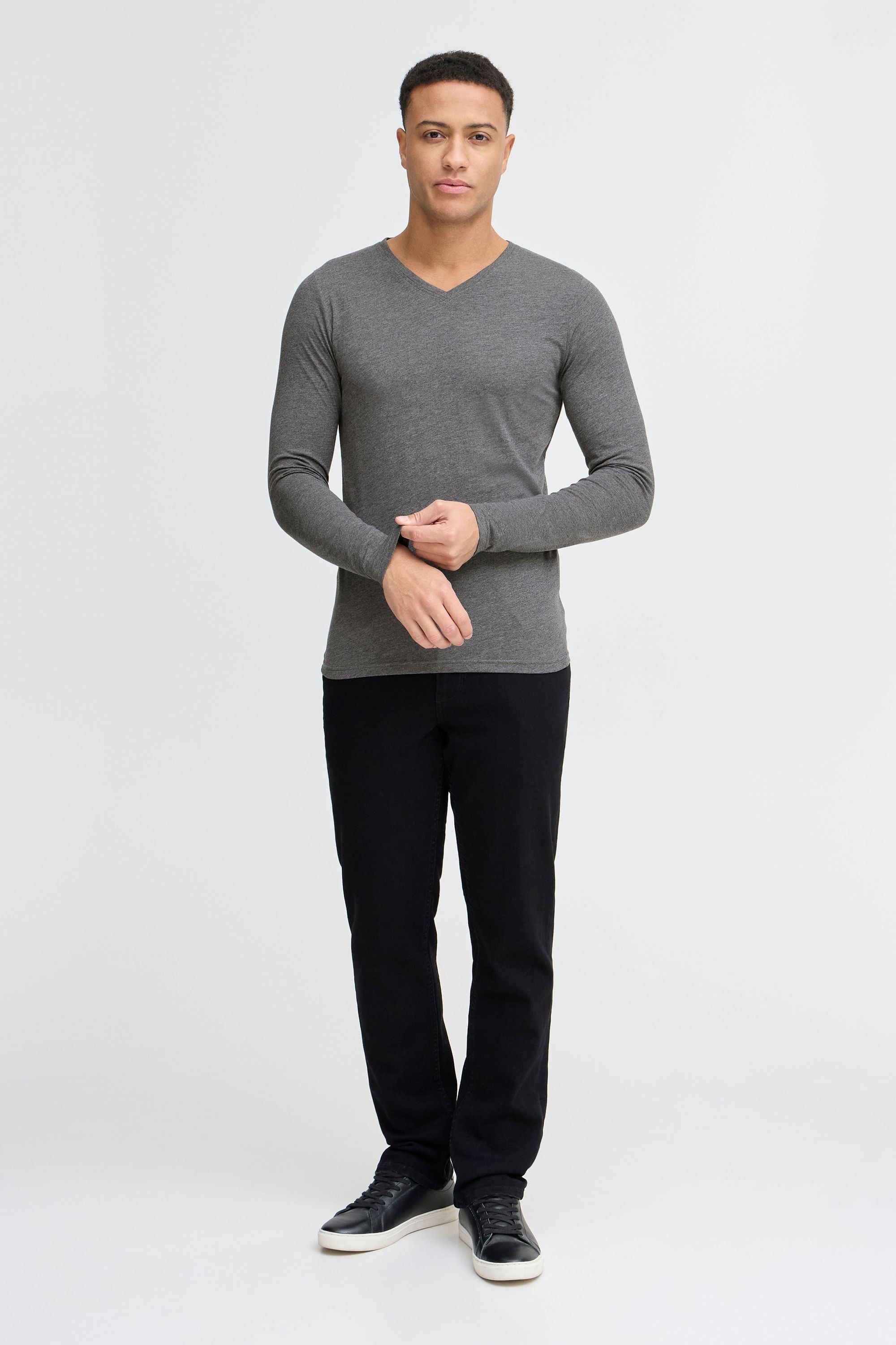 !Solid V-Shirt »V-Shirt SDBasil«